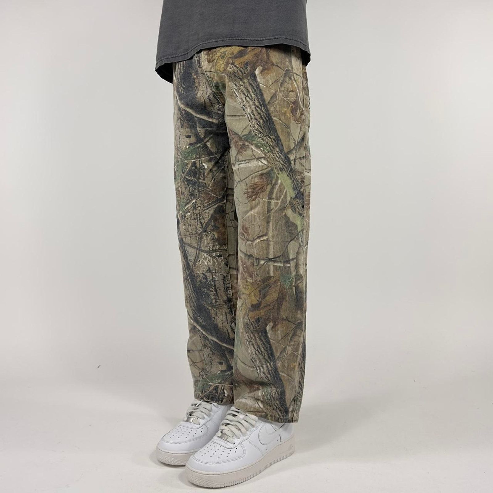 Realtree RealTree Y2K Cyber Wide-Leg Camouflage Canvas Denim Pants Size US 34 / EU 50 - 2 Thumbnail