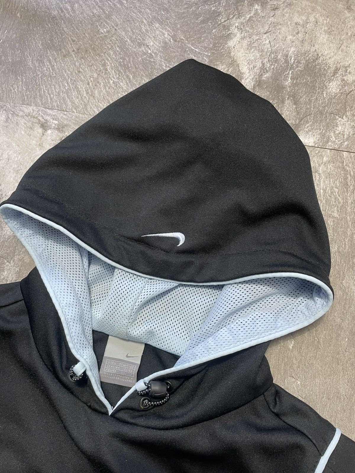 Nike Vintage Nike Y2k AirMax 360 Center Swoosh Hooded Vest Drill Size US L / EU 52-54 / 3 - 6 Thumbnail