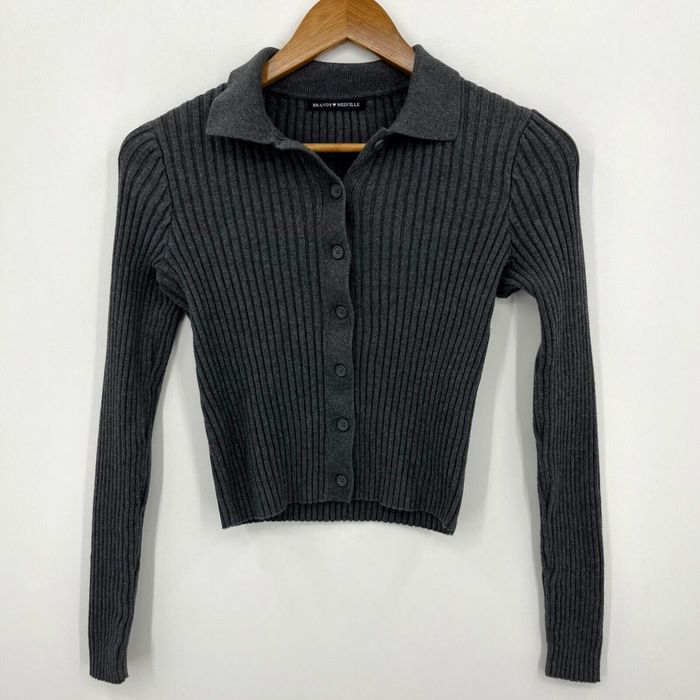 Brandy Melville Ribbed Collared Sweaters for Women