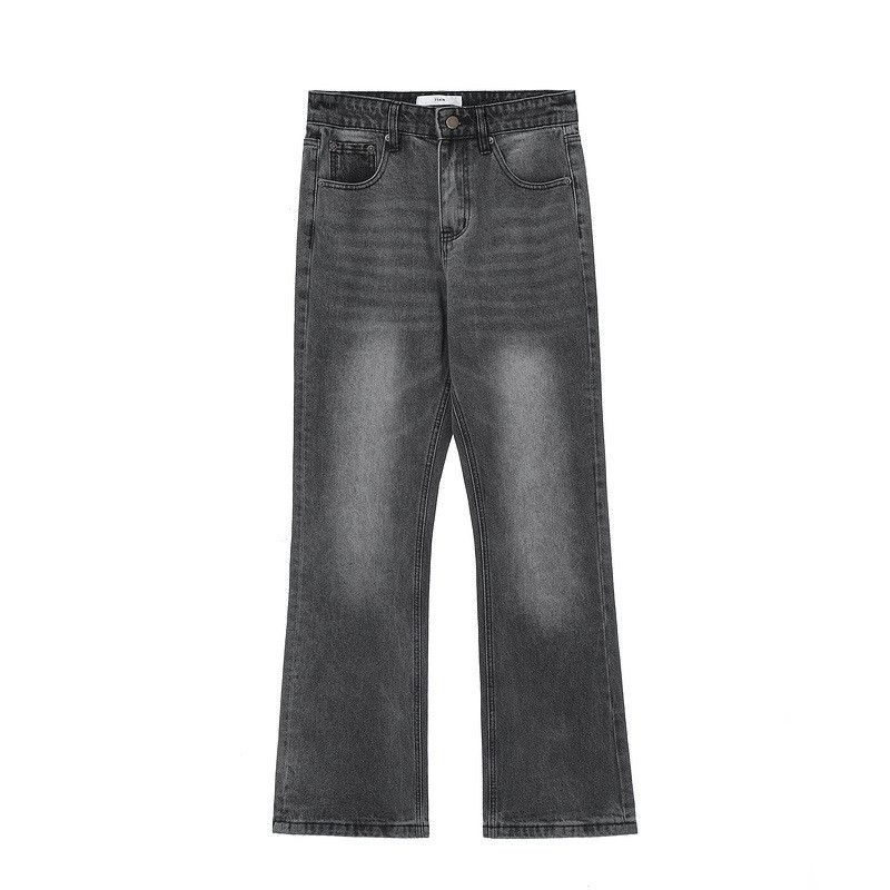Japanese Brand × Jean High street washed stitching cargo flared wide-leg jeans Size US 32 / EU 48 - 1 Thumbnail