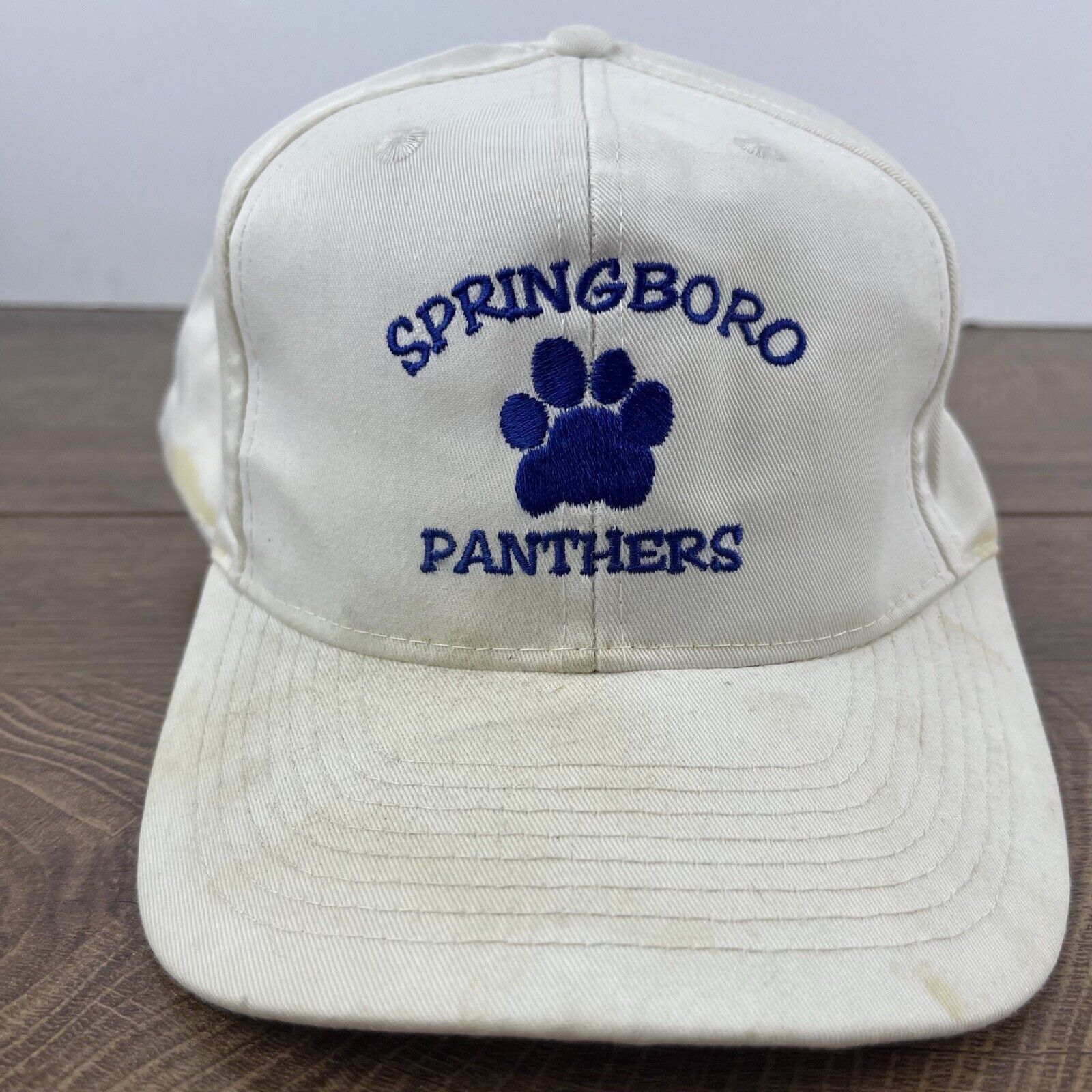Other Springboro Panthers Hat White Cap Hat Springboro Adjustable Size ONE SIZE - 4 Thumbnail