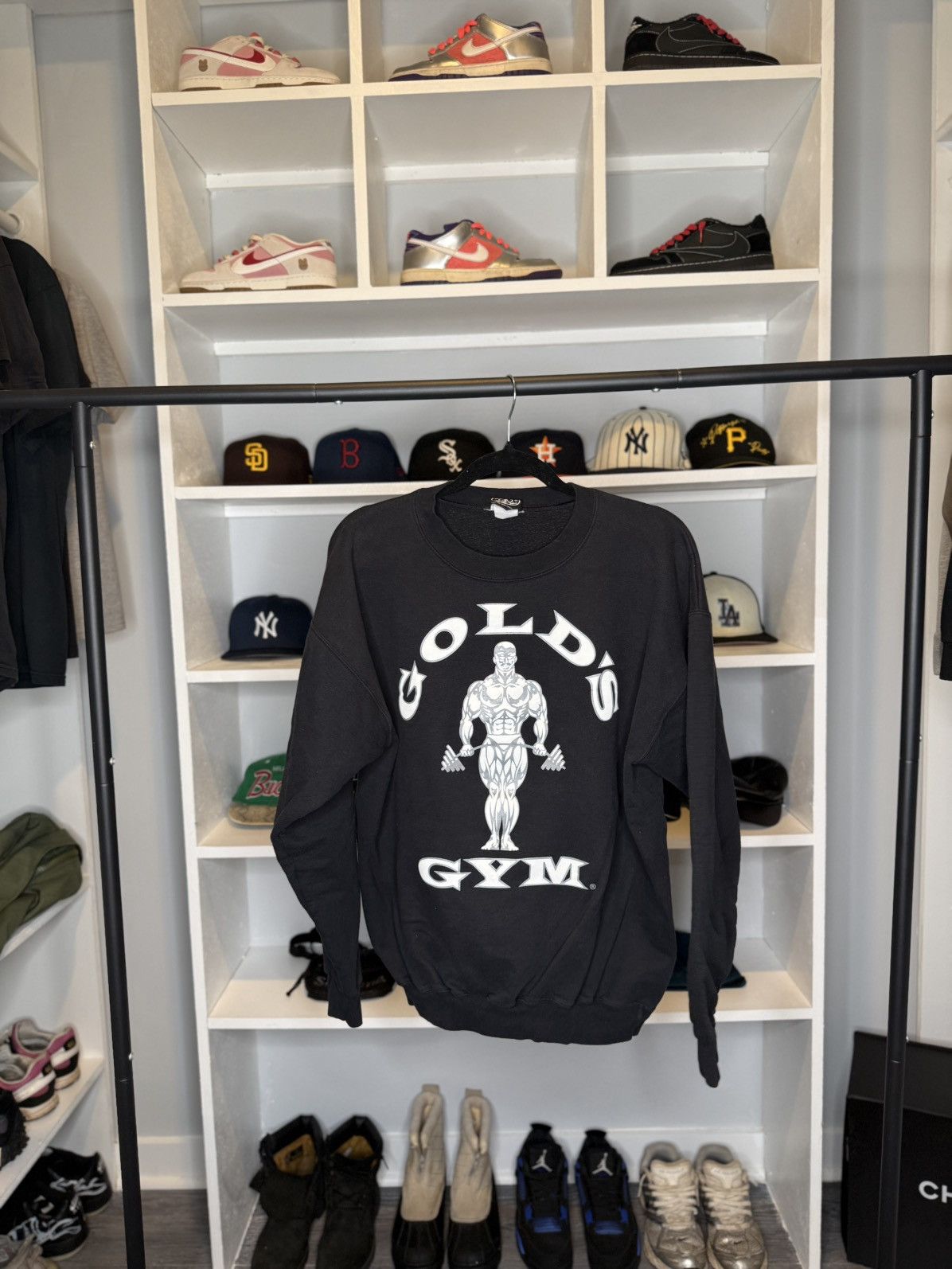 Vintage Gold’s Gym Sweatshirt Size US M / EU 48-50 / 2 - 1 Thumbnail