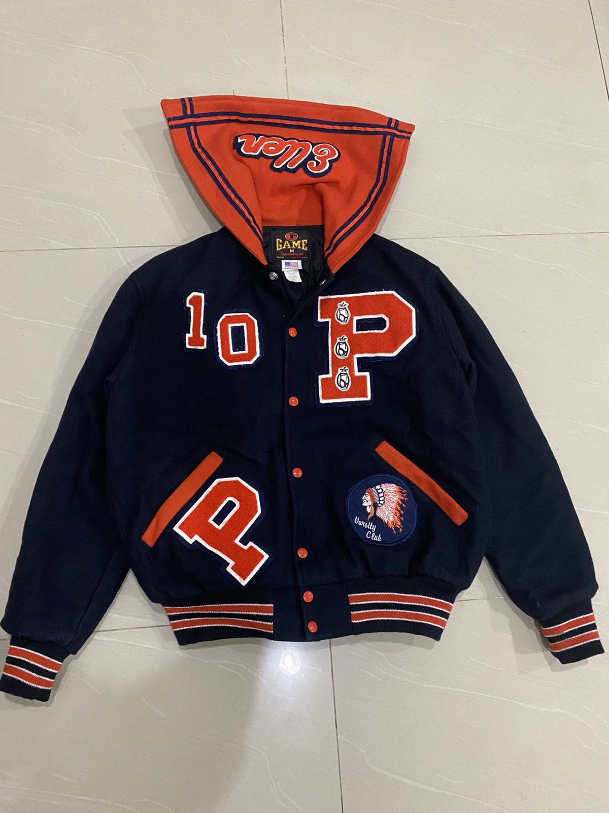 Vintage Vintage Pontic Indians Varsity Club 10P Size US M / EU 48-50 / 2 - 3 Thumbnail