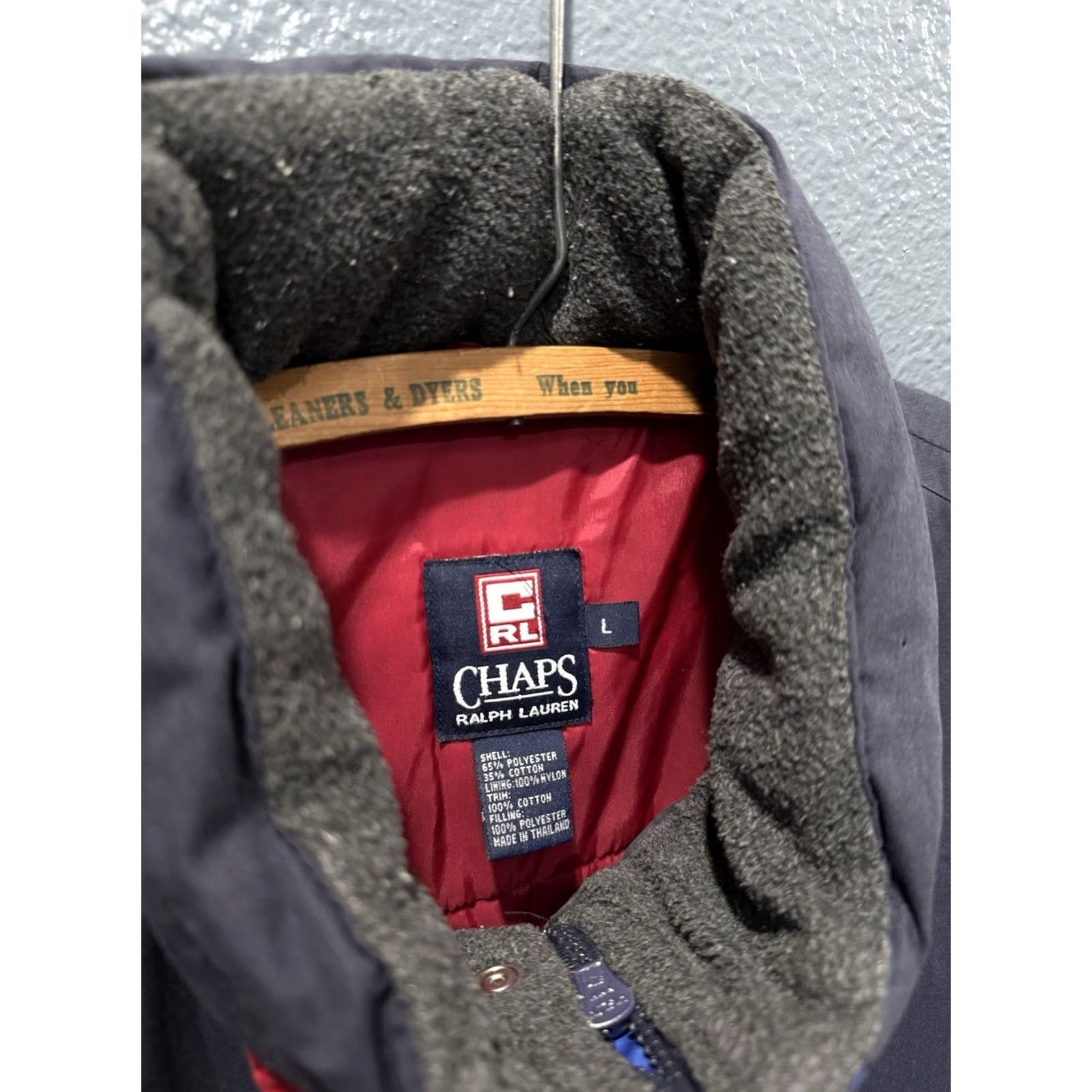 Ralph Lauren VINTAGE Ralph Lauren Chaps Puffer Jacket Blue Men’s Coat L Mens Blue Puffer Jacket 90s Size US L / EU 52-54 / 3 - 2 Thumbnail