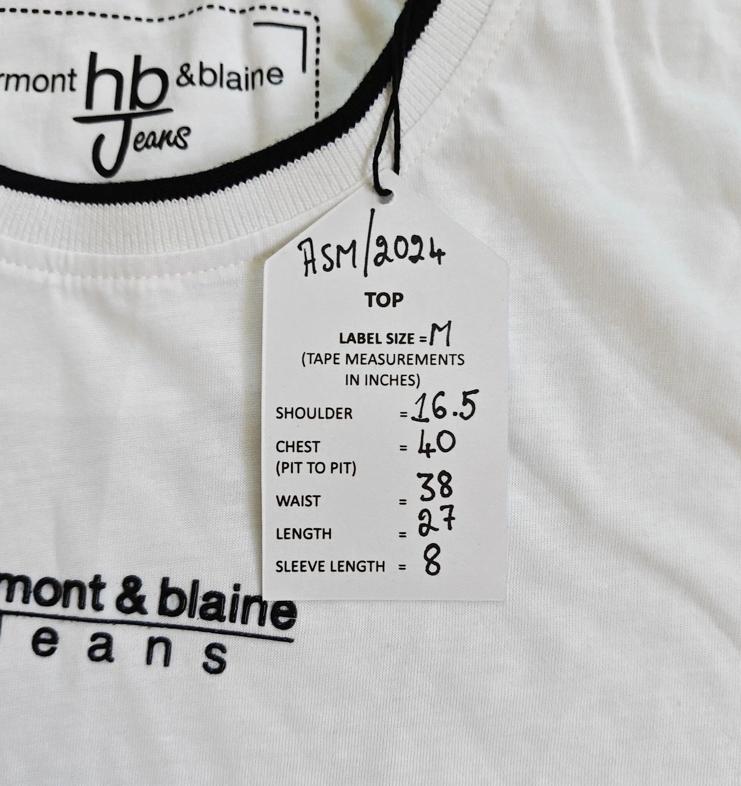 Harmont & Blaine Harmont & Blaine Jeans (HBJ) Crew Neck T-shirt ASM/2024 Size US M / EU 48-50 / 2 - 5 Thumbnail