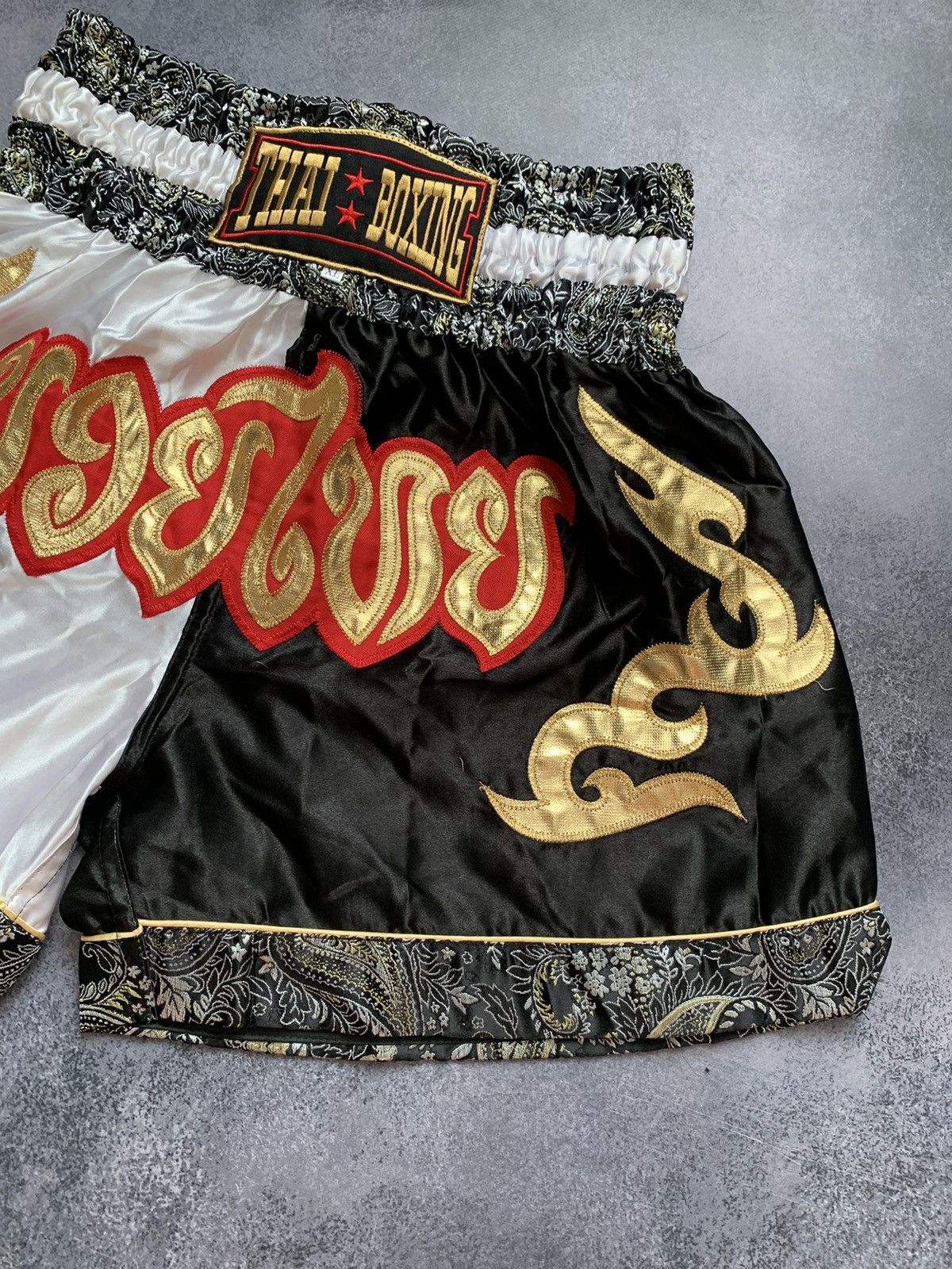 Japanese Brand × Vintage Vintage Muay Thai Shorts Thaiboxing Size US 36 / EU 52 - 3 Thumbnail