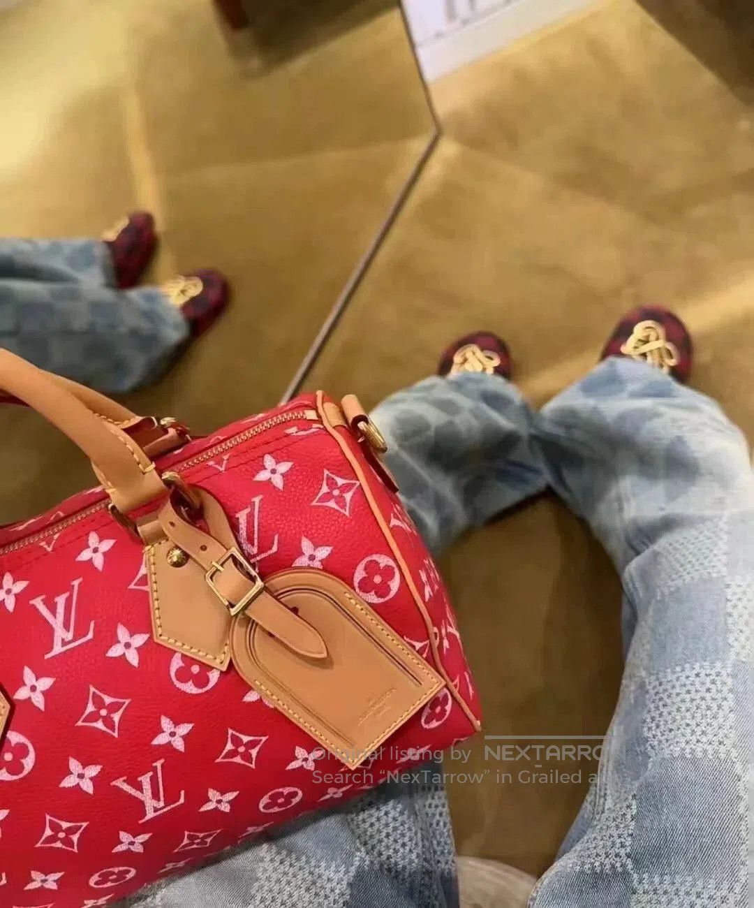 Louis Vuitton lv louis vuitton checkered logo denim pants. Size US 30 / EU 46 - 6 Thumbnail
