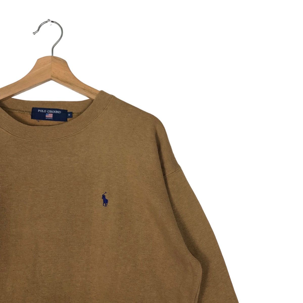Japanese Brand 🔥90’s Vintage Sweatshirt Crewneck Polo Ground Sport Size US M / EU 48-50 / 2 - 6 Thumbnail