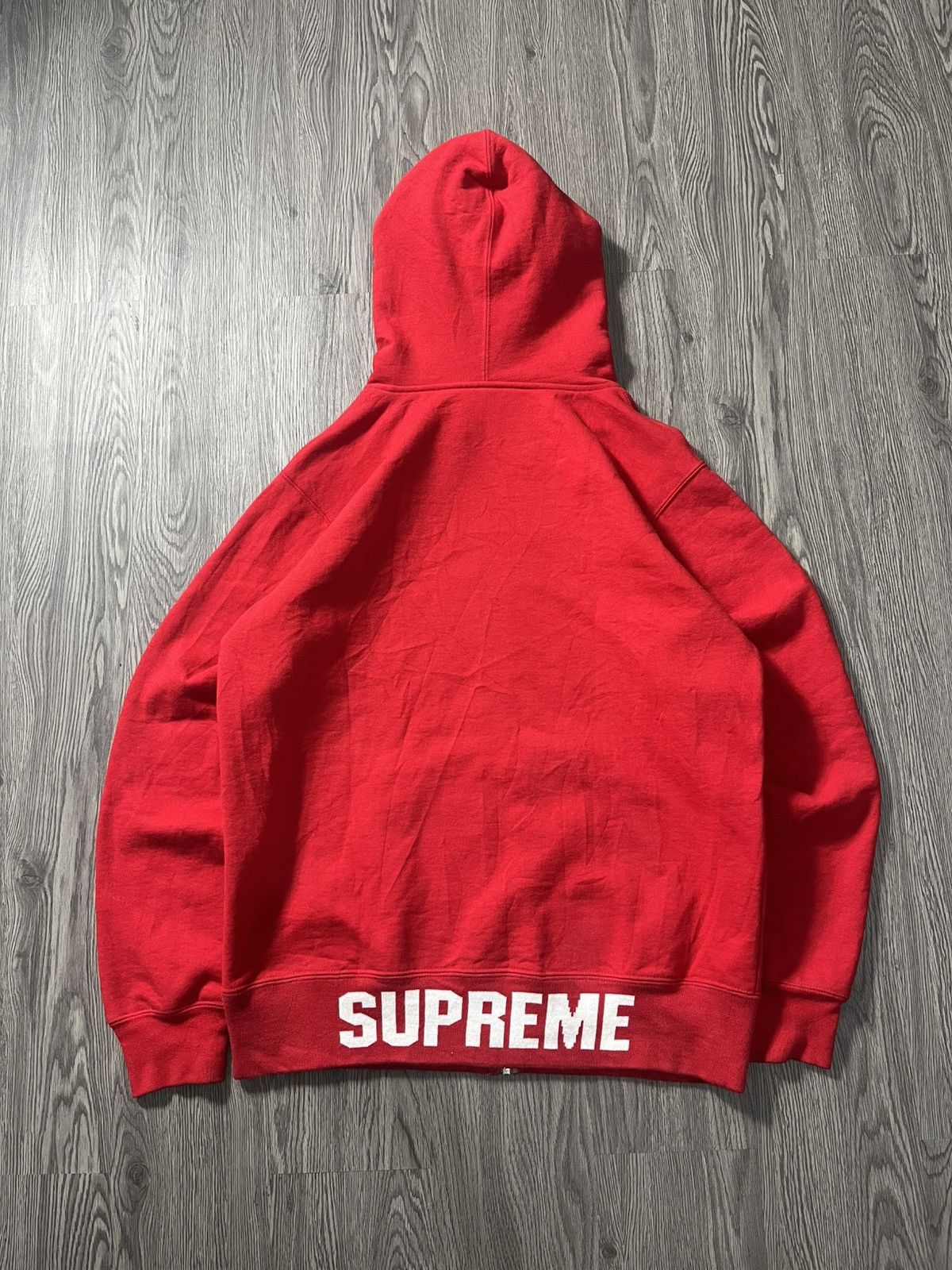 Supreme Supreme Text Rib Hoodie Size US L / EU 52-54 / 3 - 1 Thumbnail