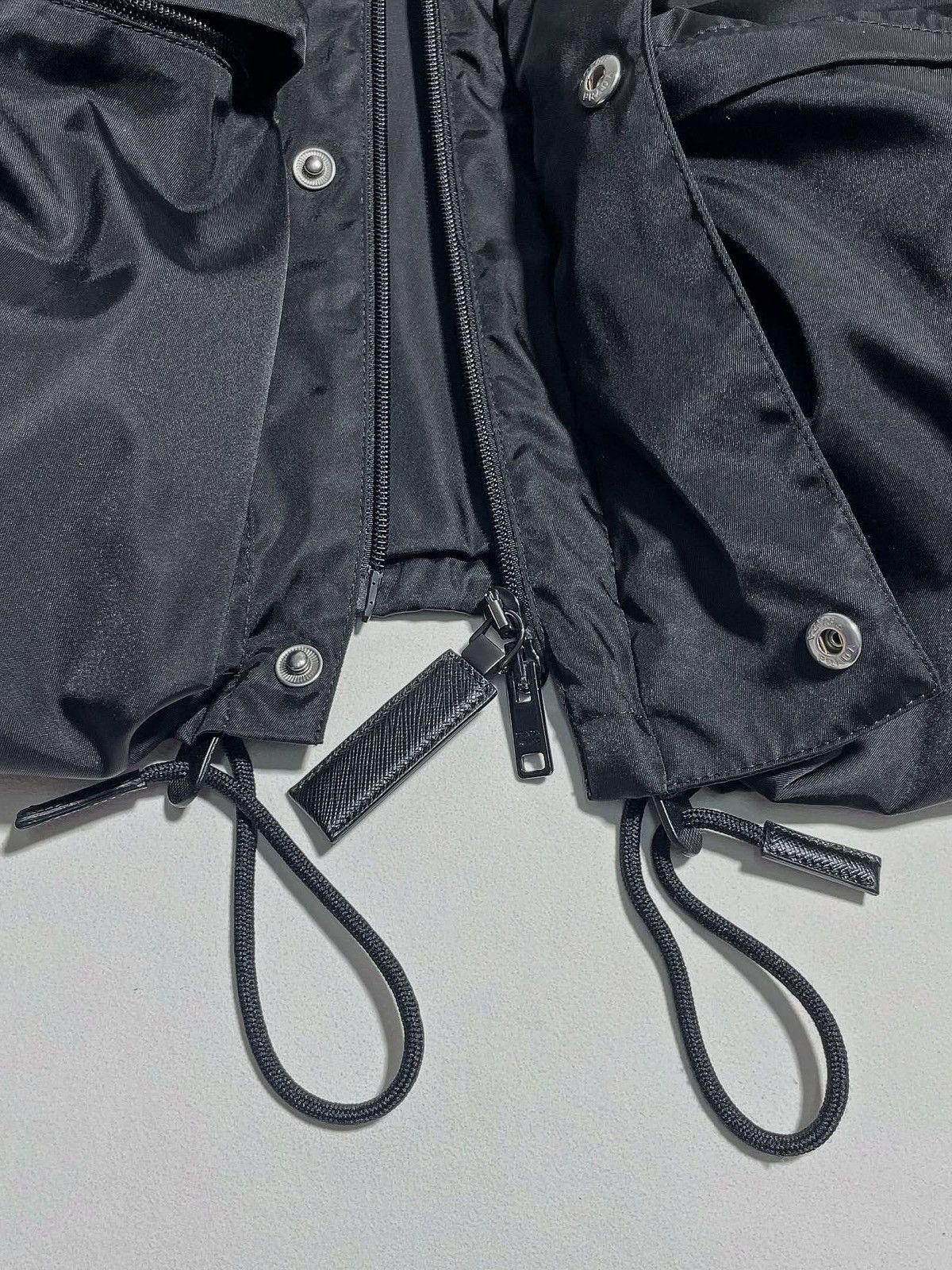 Prada SS20 Black Nylon Cargo Jacket Size US S / EU 44-46 / 1 - 5 Thumbnail