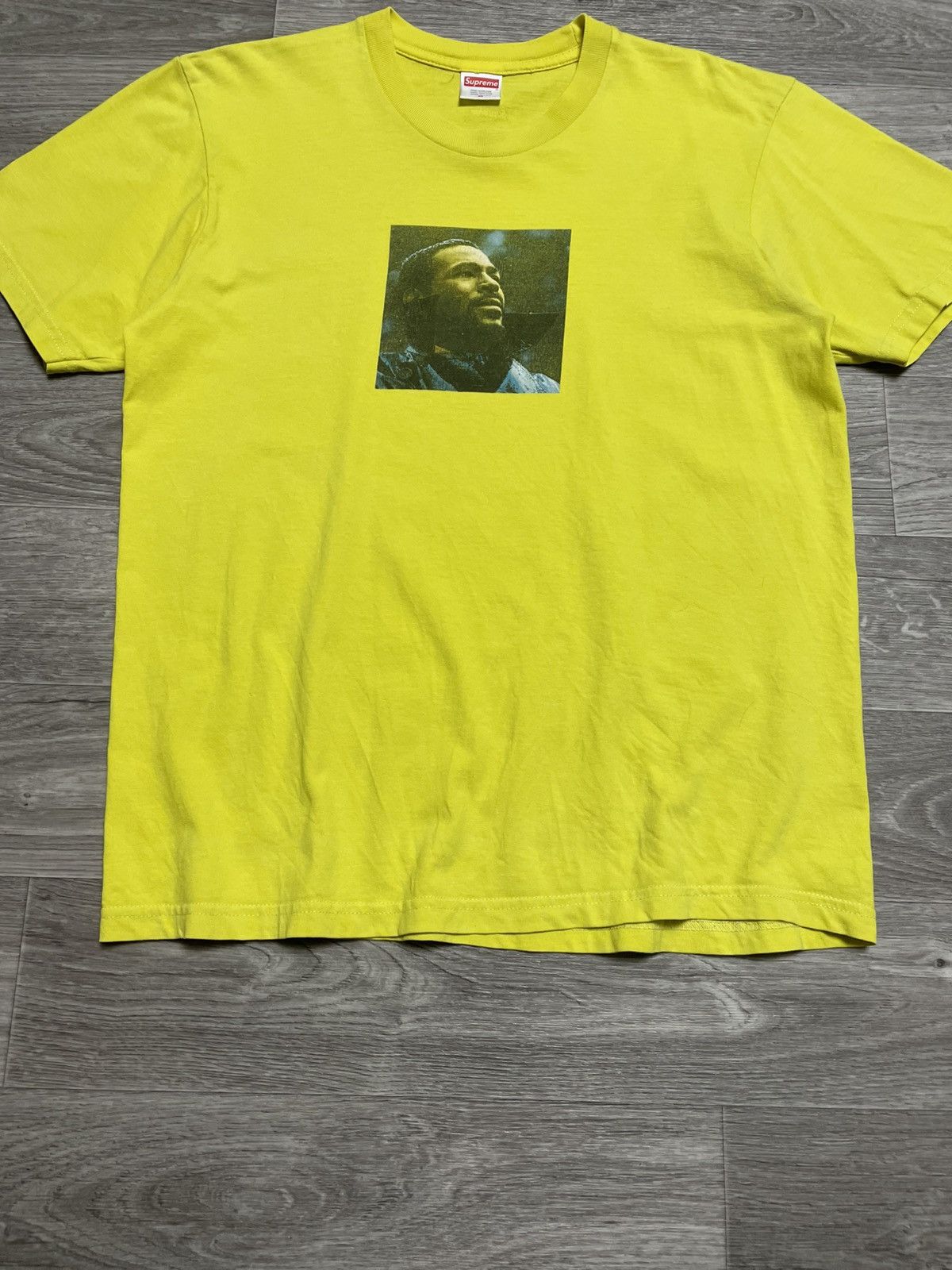 Supreme Supreme Marvin Gaye Yellow T-Shirt FW18 Size US M / EU 48-50 / 2 - 3 Thumbnail
