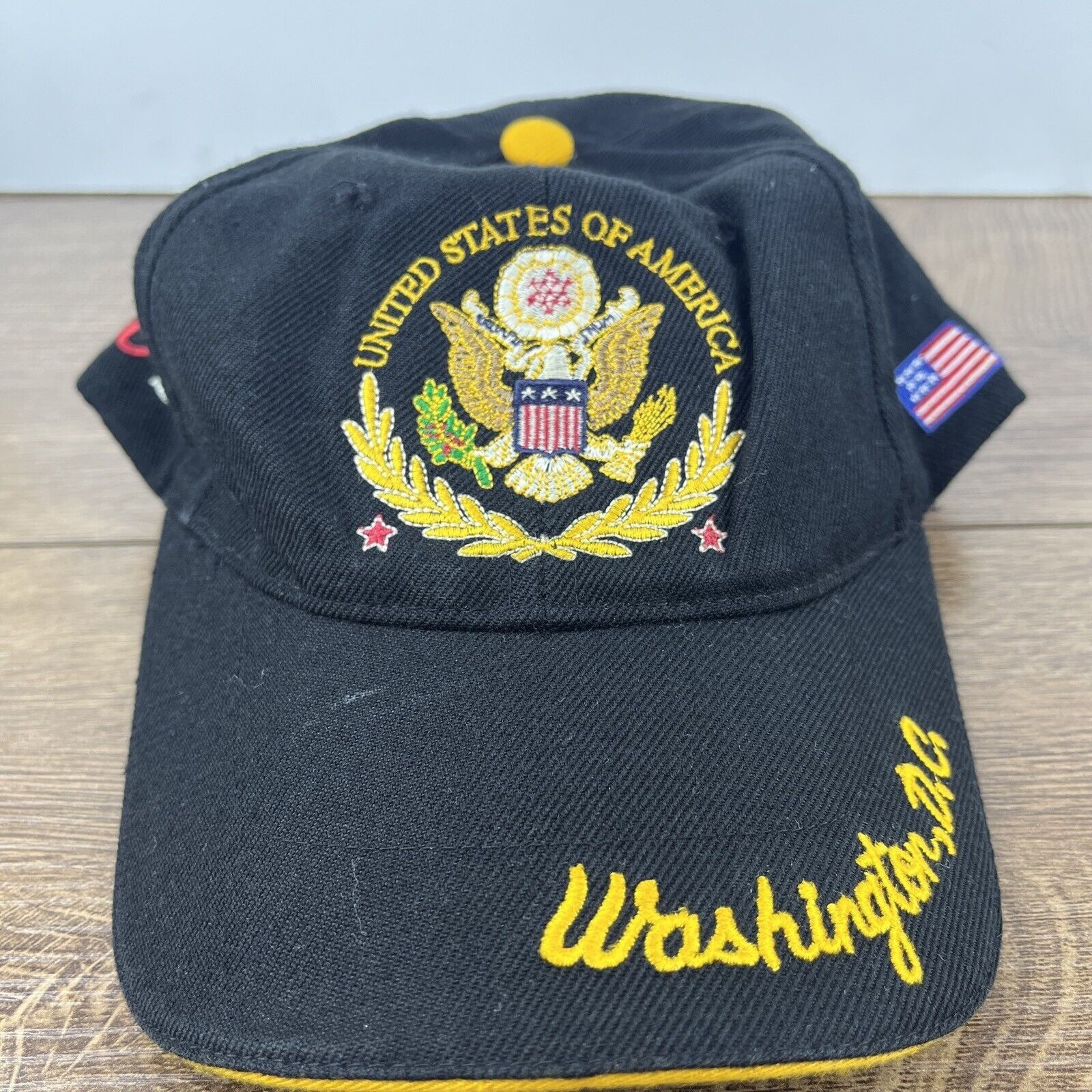Other Washington DC Hat United States DC Black Hat Adjustable Adul Size ONE SIZE - 2 Thumbnail