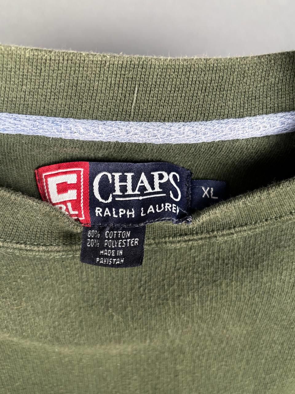 Polo Ralph Lauren Ralph Lauren Chaps Sweatshirt Size XL Green Vintage Size US XL / EU 56 / 4 - 3 Thumbnail