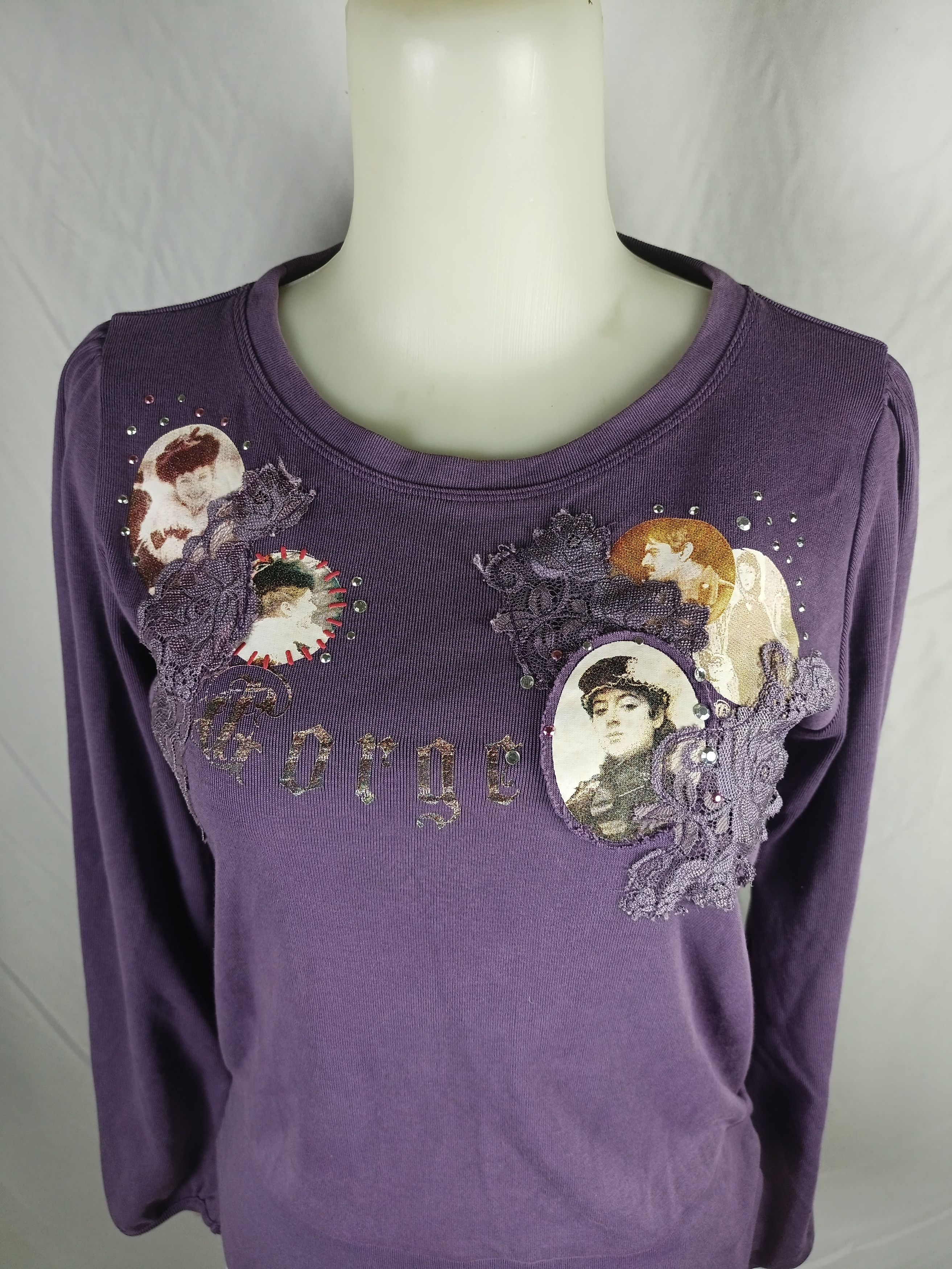 Japanese Brand Vintage y2k CLR!DE Japanese Brand Long Sleeve T shirt Size L / US 10 / IT 46 - 2 Thumbnail