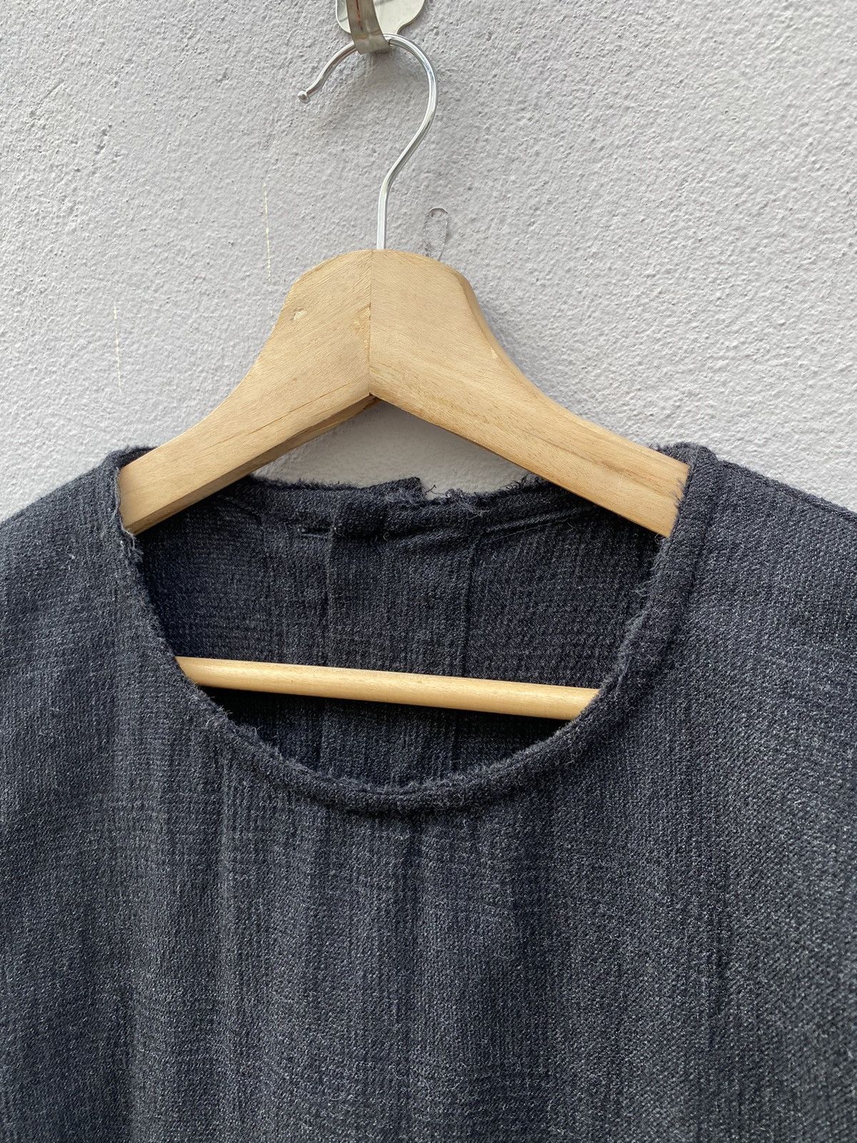 Comme des Garcons × Rei Kawakubo × Vintage 🔥RARE🔥1980s Comme des Garçons Glen Check Back Button Dress Size M / US 6-8 / IT 42-44 - 3 Thumbnail