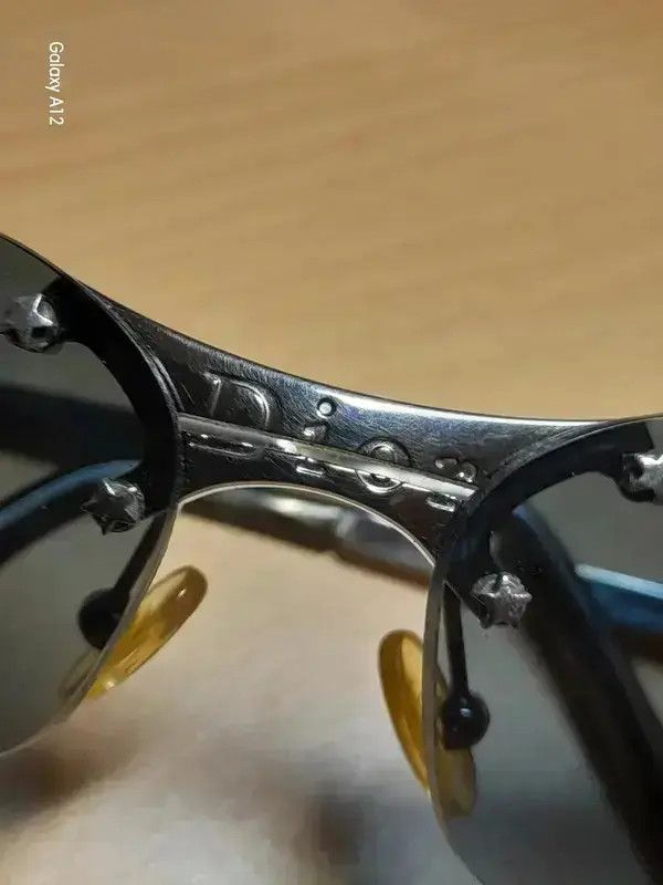 Dior × John Galliano × Vintage DIOR Sunglasses Rimless Wrap Shield Galliano Era Minipop Size ONE SIZE - 1 Thumbnail