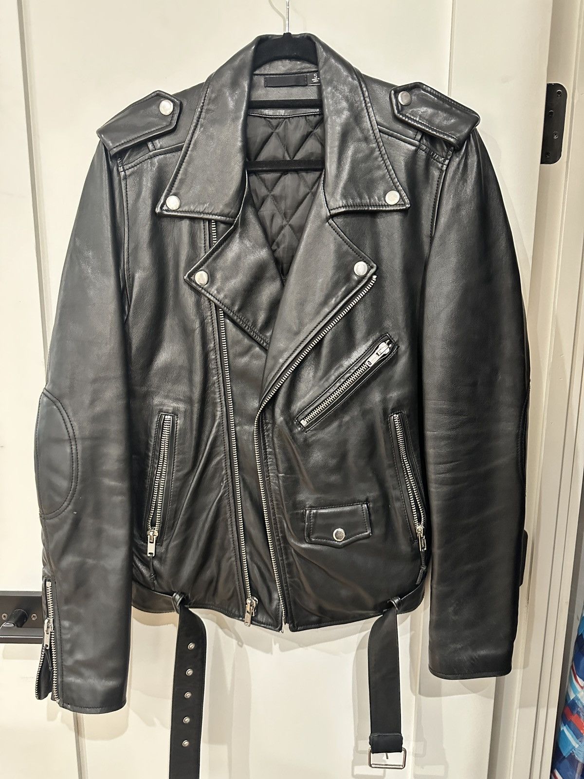 Blk Dnm BLK DNM Leather Moto Jacket Size US S / EU 44-46 / 1 - 1 Thumbnail