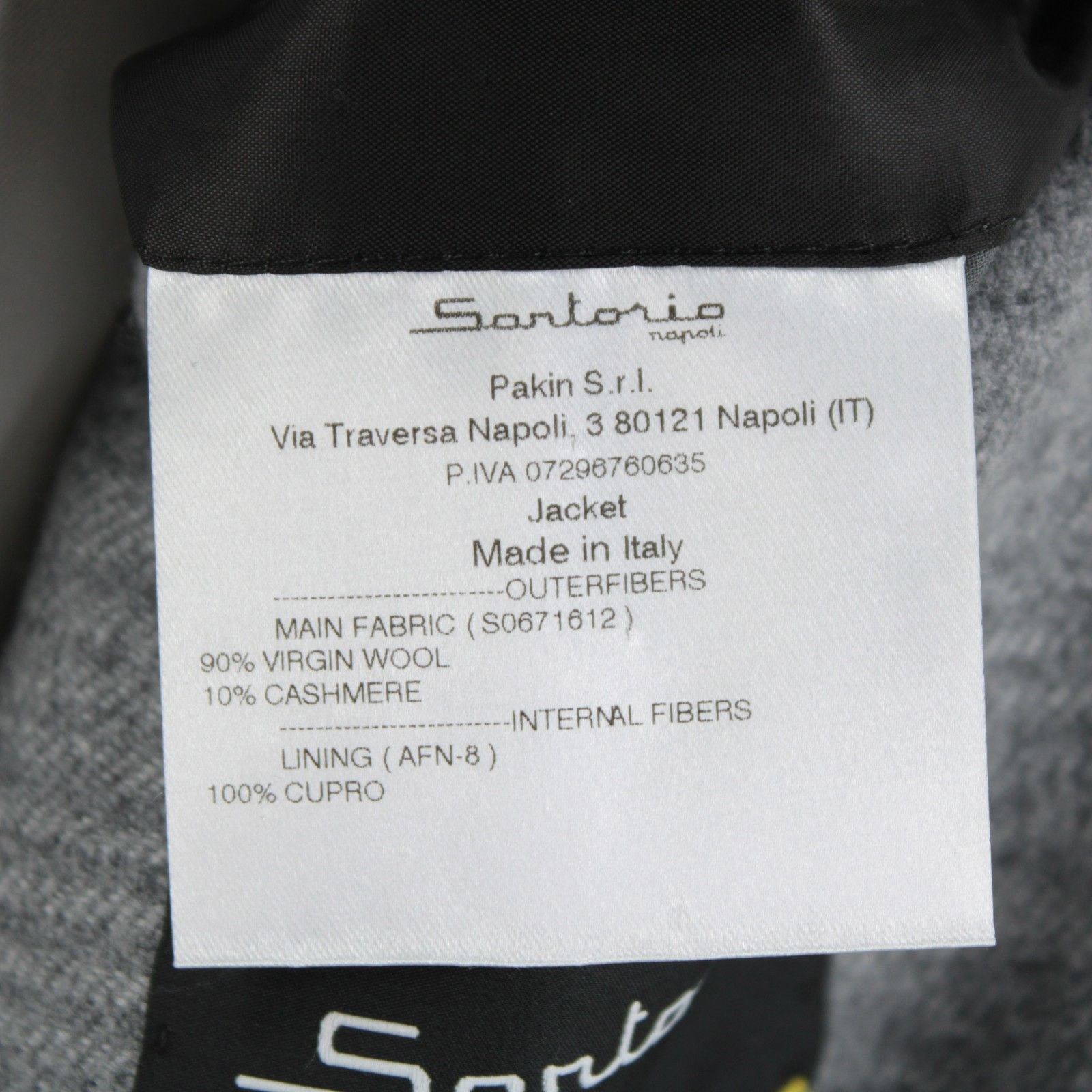 SARTORIO Sartorio Sport Coat Size 42 Regular US in Gray Size 42R - 9 Thumbnail