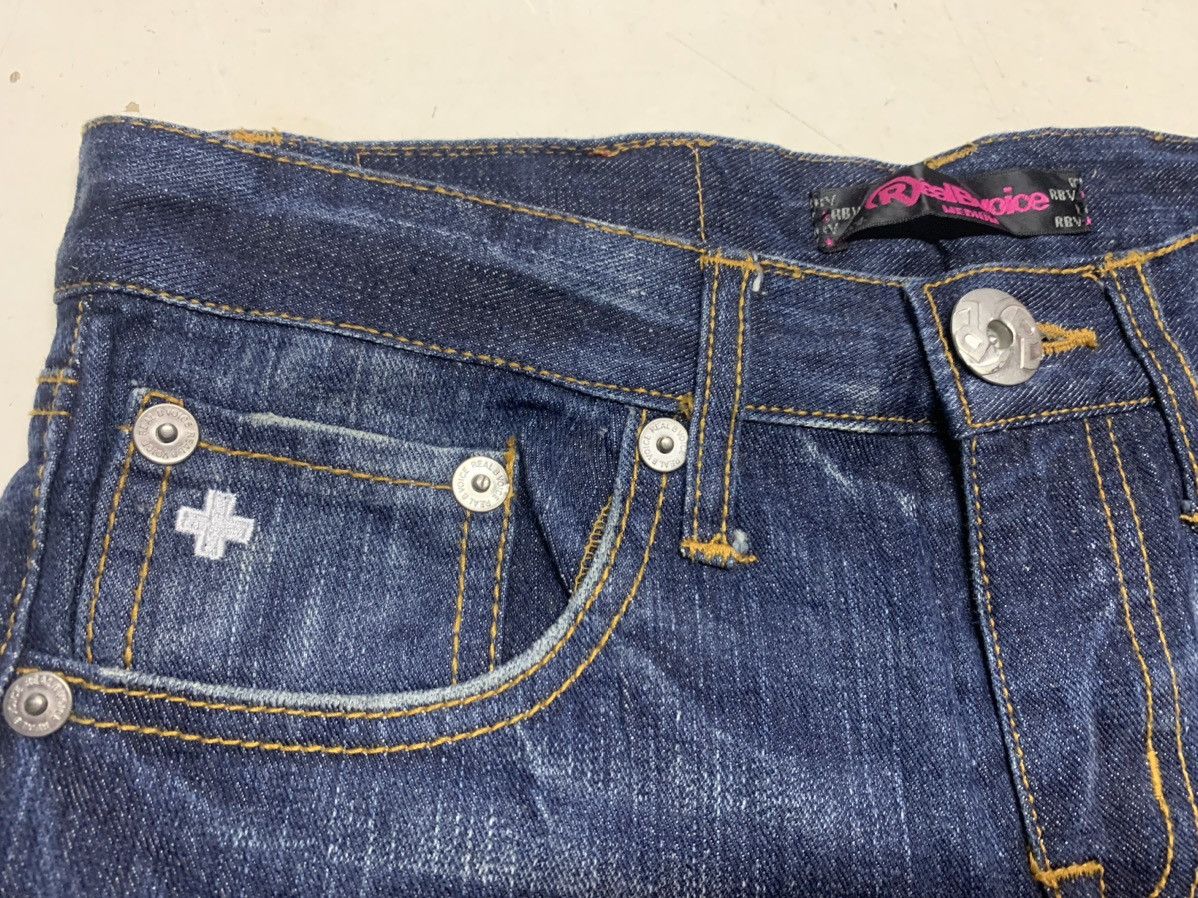 Other Real bvoice denim distressed and patchwork Size US 31 - 12 Thumbnail