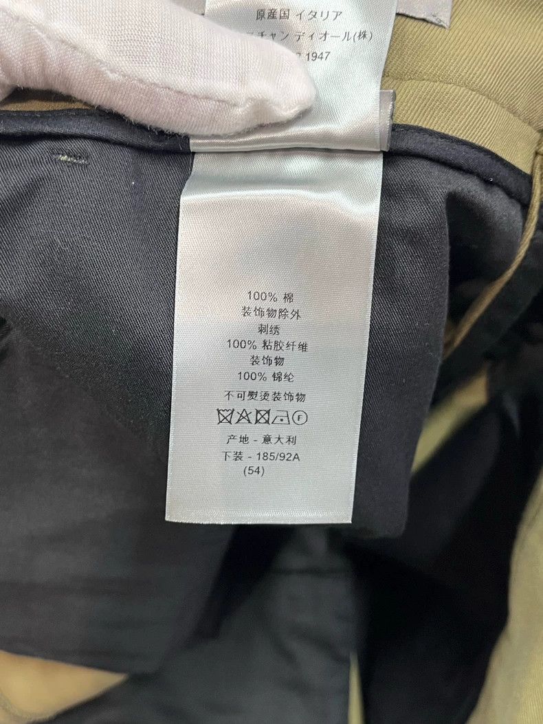 Dior Dior Khaki workwear casual pants Size US 38 / EU 54 - 6 Thumbnail