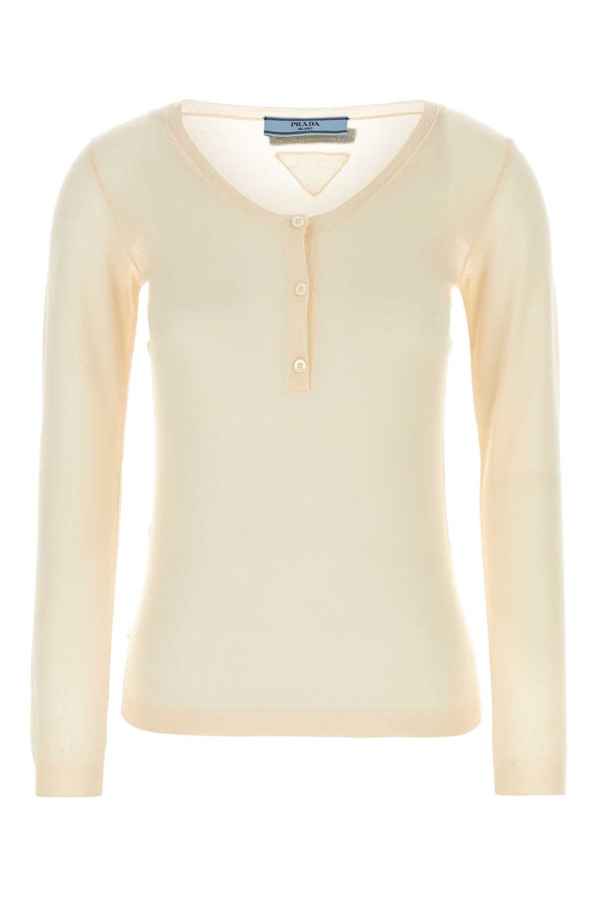 Prada Skin Pink Cashmere Blend Sweater Size XS / US 0-2 / IT 36-38 - 1 Thumbnail