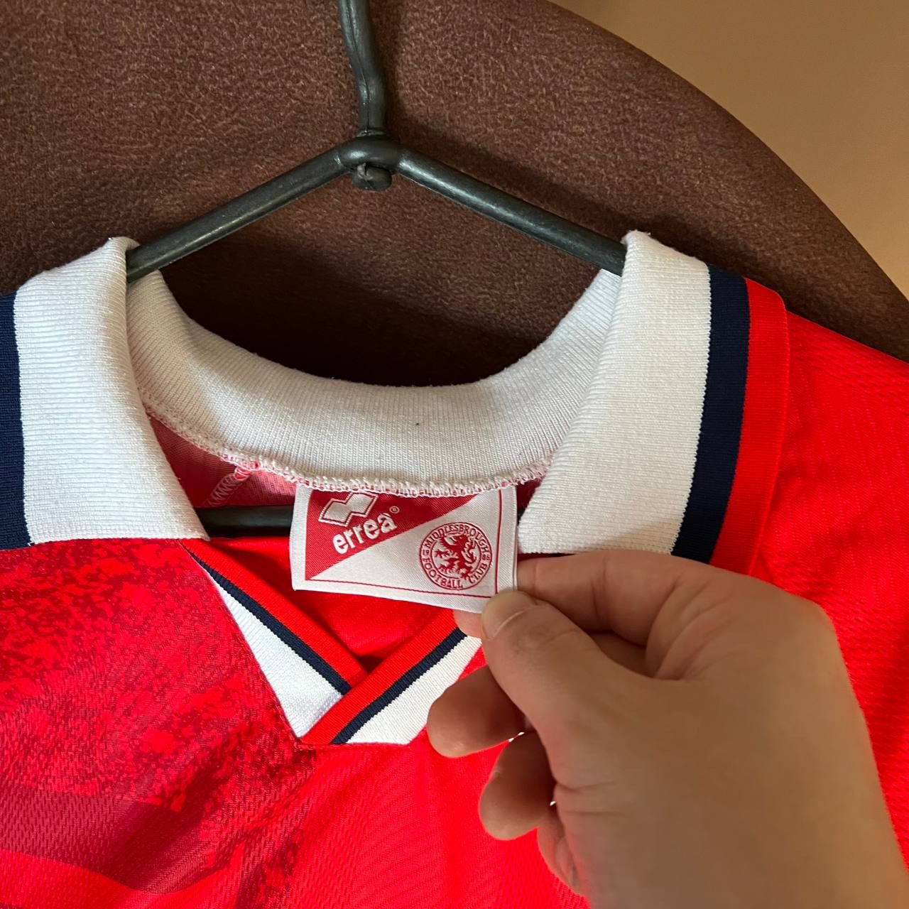 Vintage Vintage Middlesbrough Home Errea Jersey Rare 1996-1997 Sz L Size US L / EU 52-54 / 3 - 4 Thumbnail