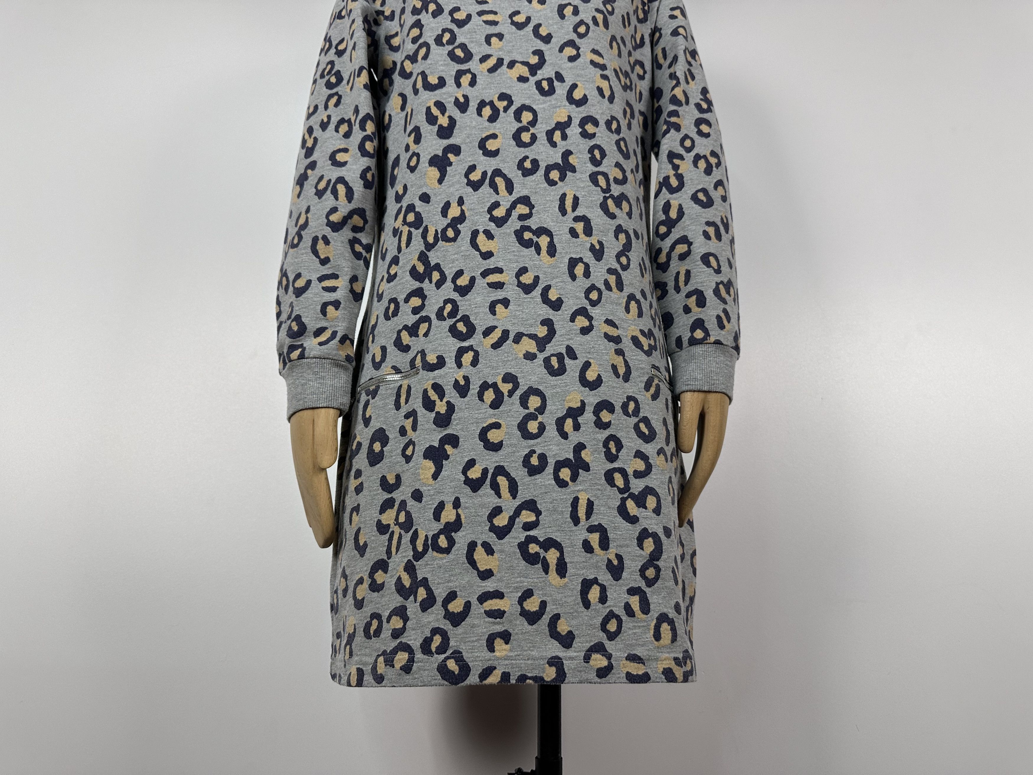 A.P.C. A.P.C. Dress Gray Cotton Womes Size S Size S / US 4 / IT 40 - 4 Thumbnail