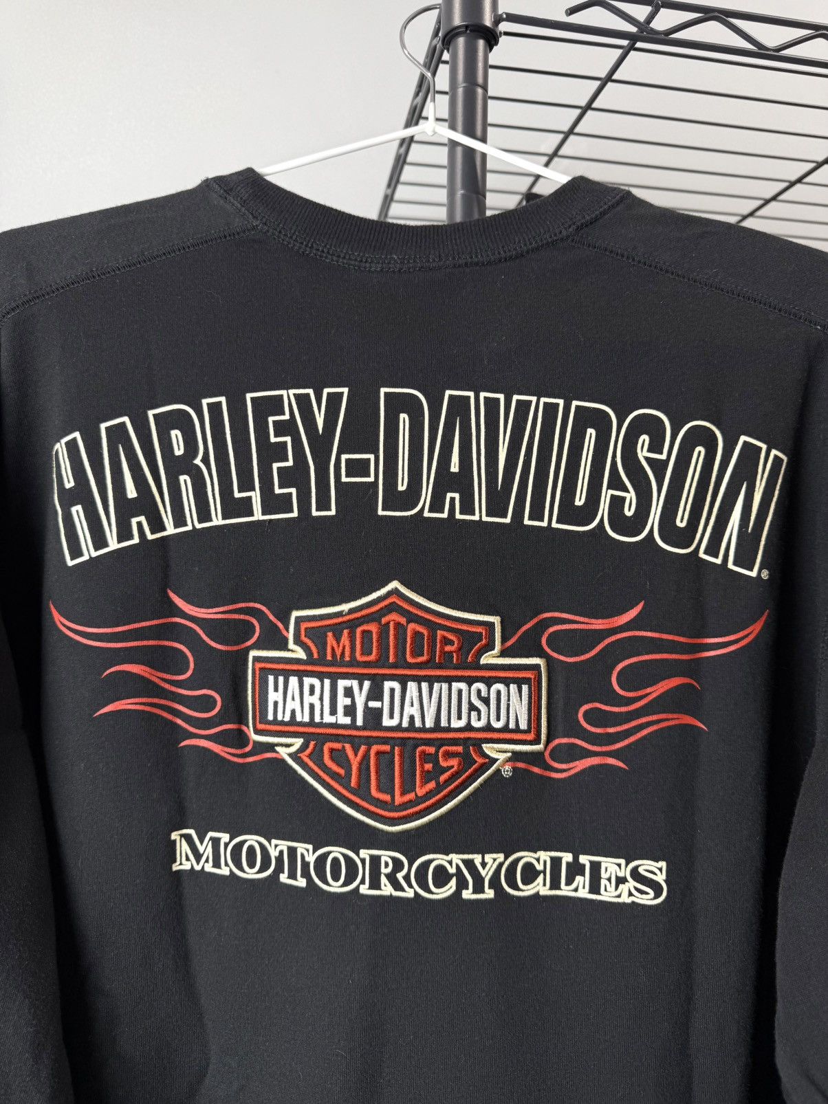 Harley Davidson Harley Davidson Vintage Sweatshirt Embroidered Logo Size US L / EU 52-54 / 3 - 8 Thumbnail