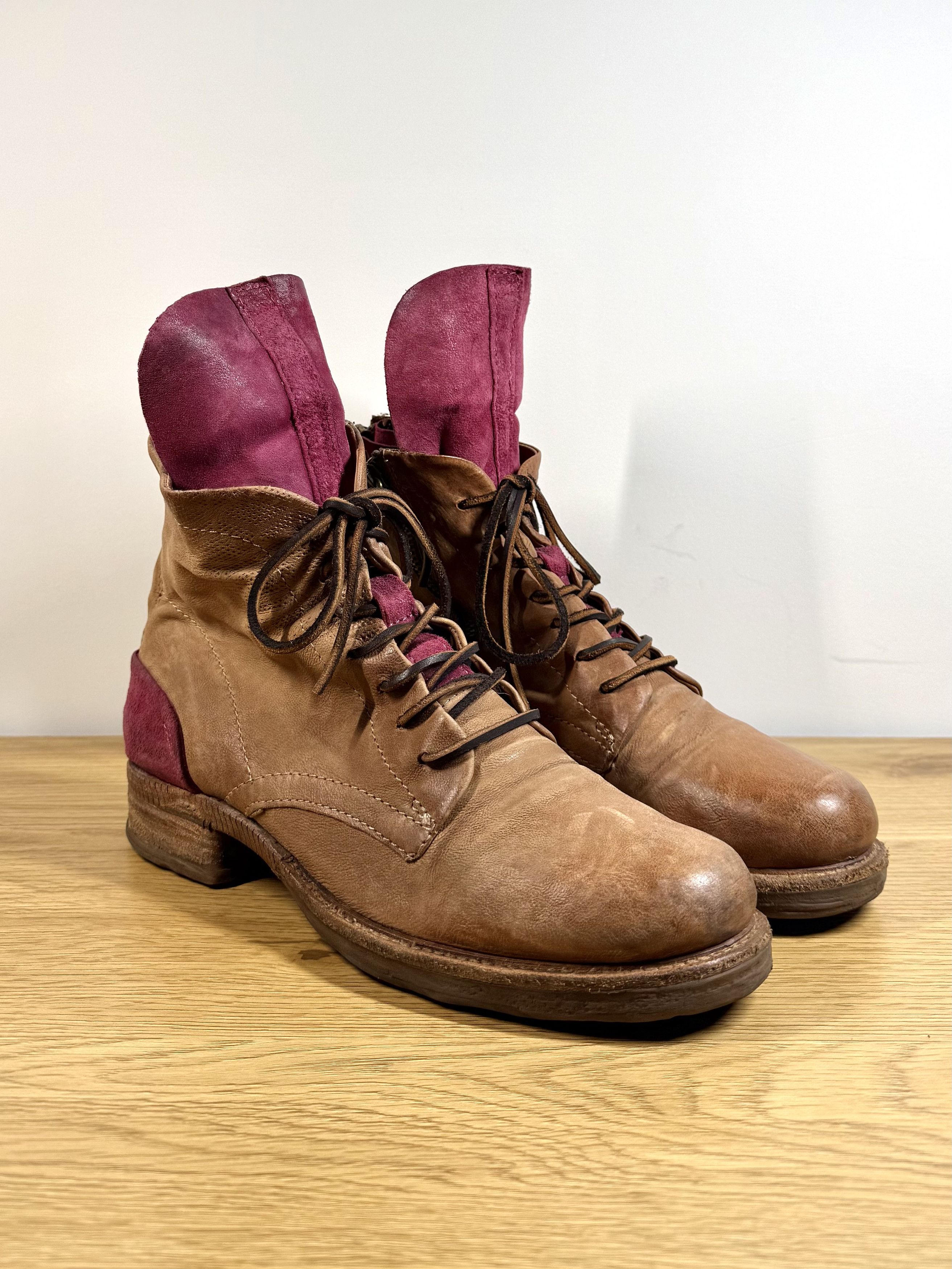A.S.98 A.S. 98 Combat Boots Brown Leather EU 40 Size US 7 / EU 40 - 2 Thumbnail