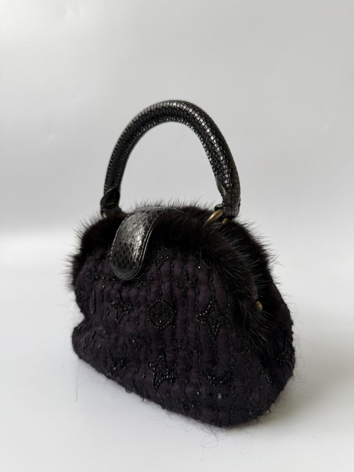 Louis Vuitton Louis Vuitton Marc Jacobs Monogram Chiffon Mink Demi Lune Size ONE SIZE - 5 Thumbnail