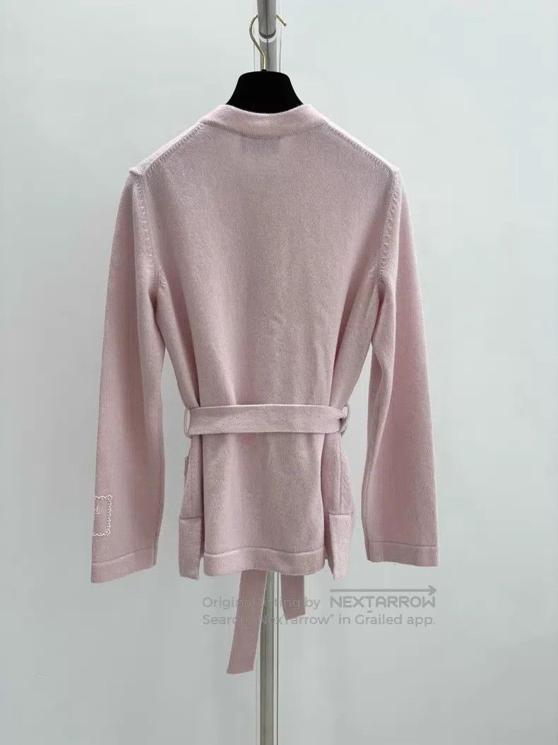 Chanel Chanel Pink cashmere strap knitted cardigan coat Size XS / US 0-2 / IT 36-38 - 2 Thumbnail