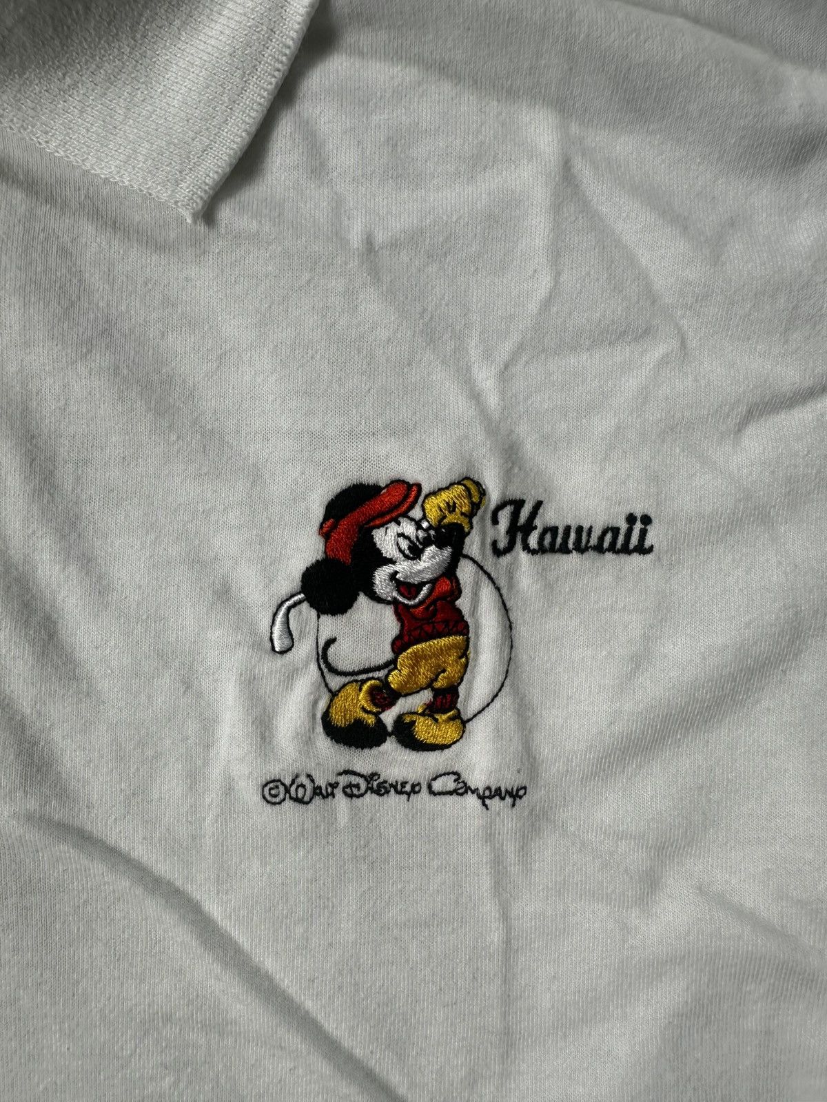 Disney × Vintage Vintage 80’s Disney Mickey Mouse Hawaii Polo Single Stitch Size US M / EU 48-50 / 2 - 2 Thumbnail