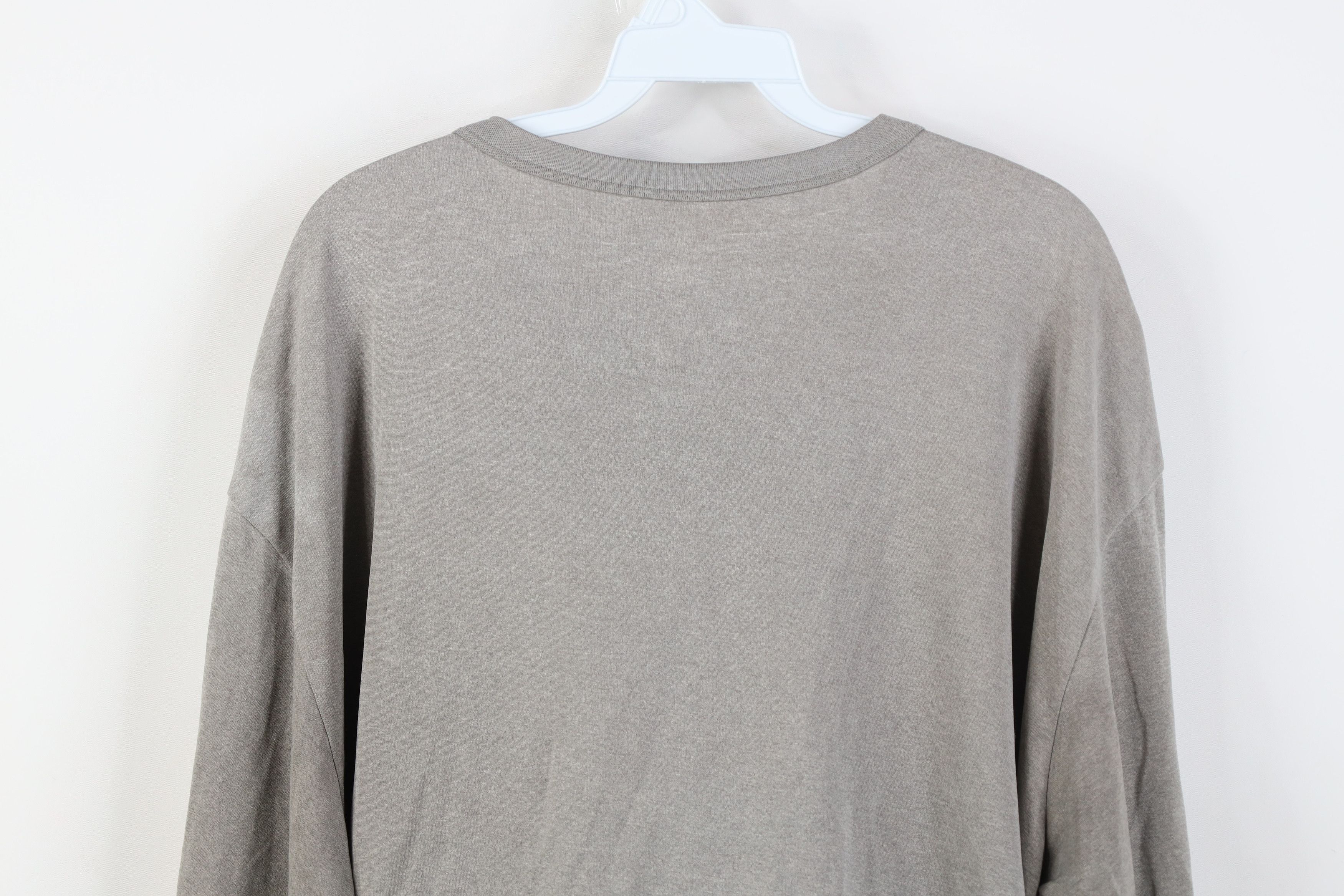 Nike Vintage Nike Travis Scott Mini Swoosh Knit T-Shirt Gray Size US XXL / EU 58 / 5 - 13 Thumbnail