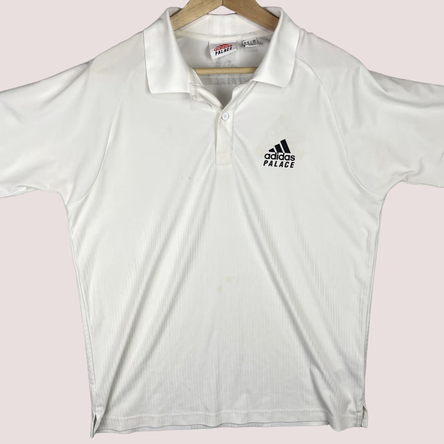 Adidas Palace Adidas Polo Shirt Mens M White Striped Collared Button Up Polo Shirt Adidas Originals Shirt Mens M White Striped Beach City Outdoor Preppy Size US M / EU 48-50 / 2 - 1 Thumbnail