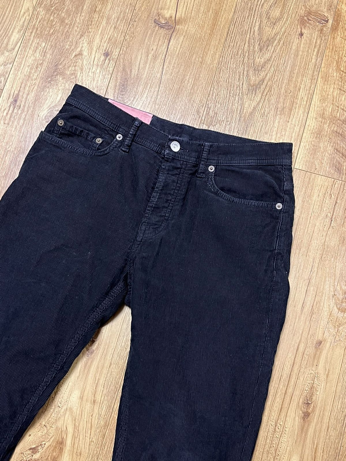 Acne Studios Acne Studios Corduroy Black Straight Denim Size US 30 / EU 46 - 3 Thumbnail