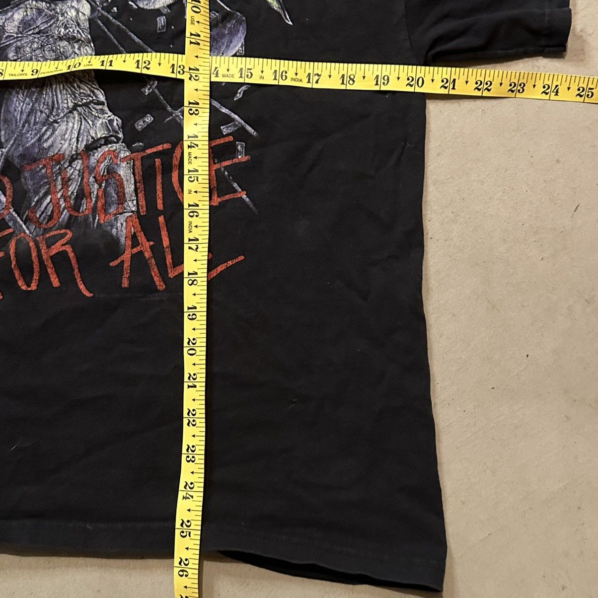 Band Tees 2006 Metallica And Justice For All Metal Rock T-Shirt Size L Size US L / EU 52-54 / 3 - 6 Thumbnail