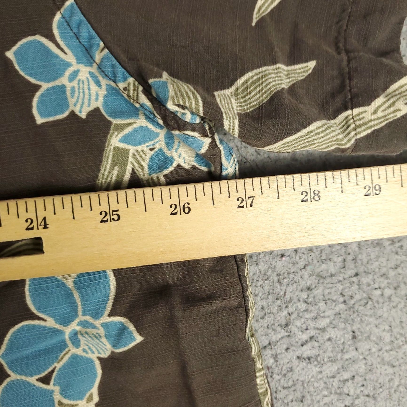 Tori Richard Tori Richard Shirt Mens 2XL Brown Floral Hawaiian Button Up Short Sleeve Casual Workwear Size US XXL / EU 58 / 5 - 6 Thumbnail