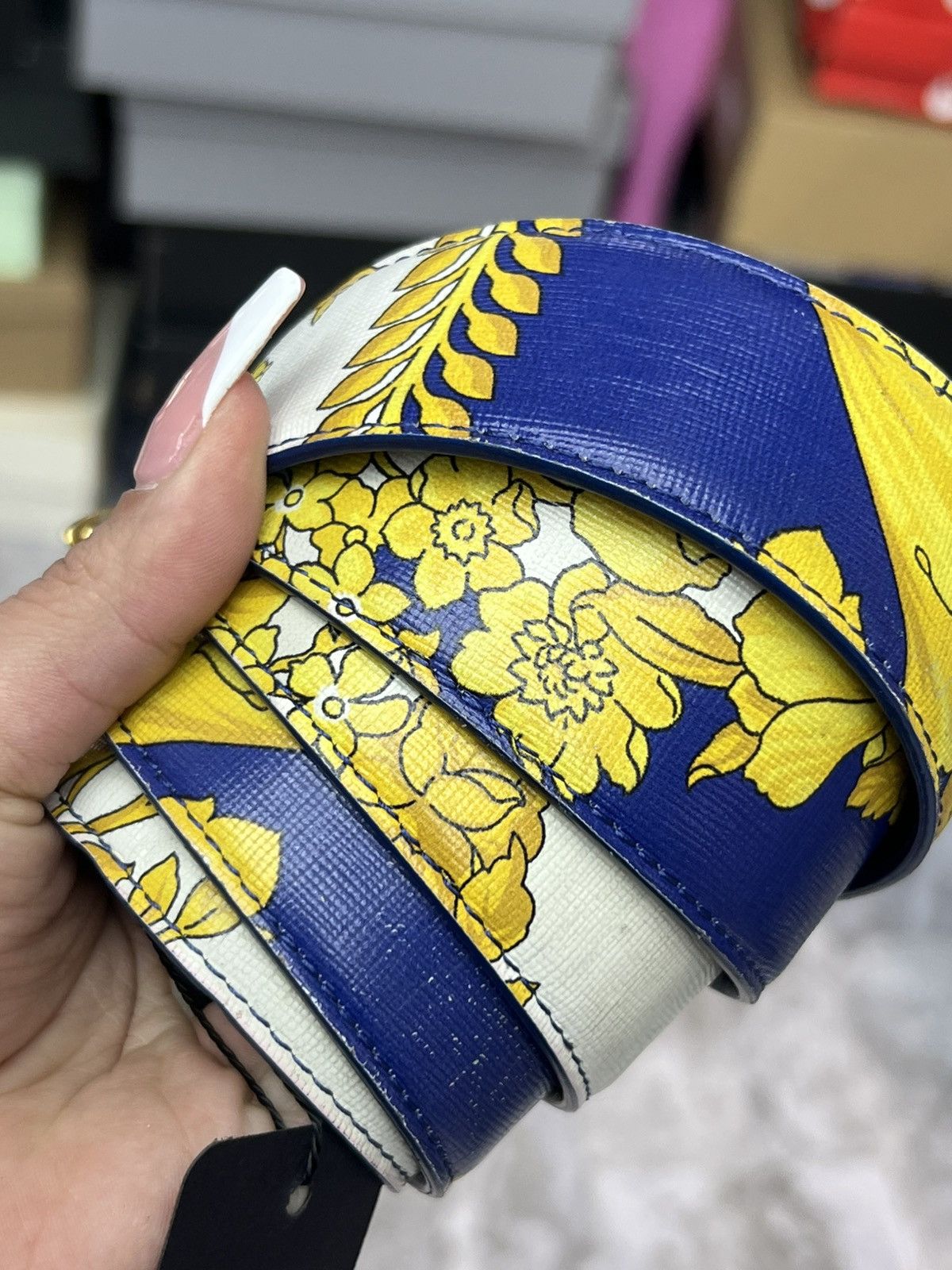 Versace Versace Blue/Medusa Belt Size 40 - 3 Thumbnail