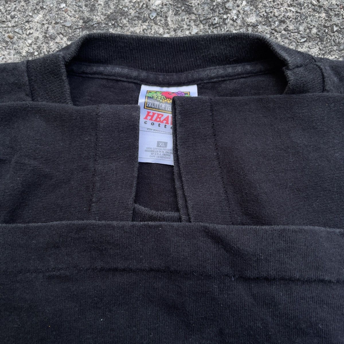 Fruit Of The Loom × Vintage Vintage WORLD HAMBURGER HEADQUARTERS Single Stitch Shirt Size US XL / EU 56 / 4 - 4 Thumbnail