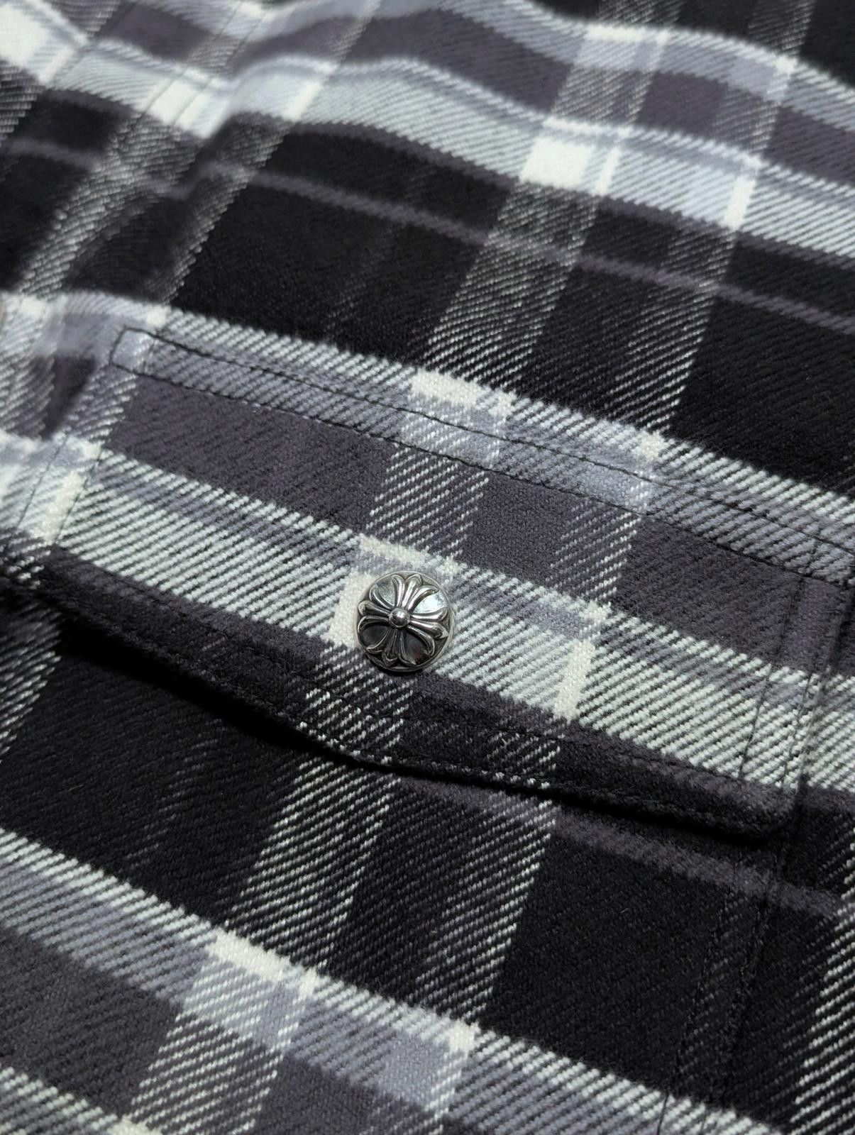 Chrome Hearts Chrome Hearts Work Dog Quilted Flannel Jacket 2025 Black Size US L / EU 52-54 / 3 - 6 Thumbnail