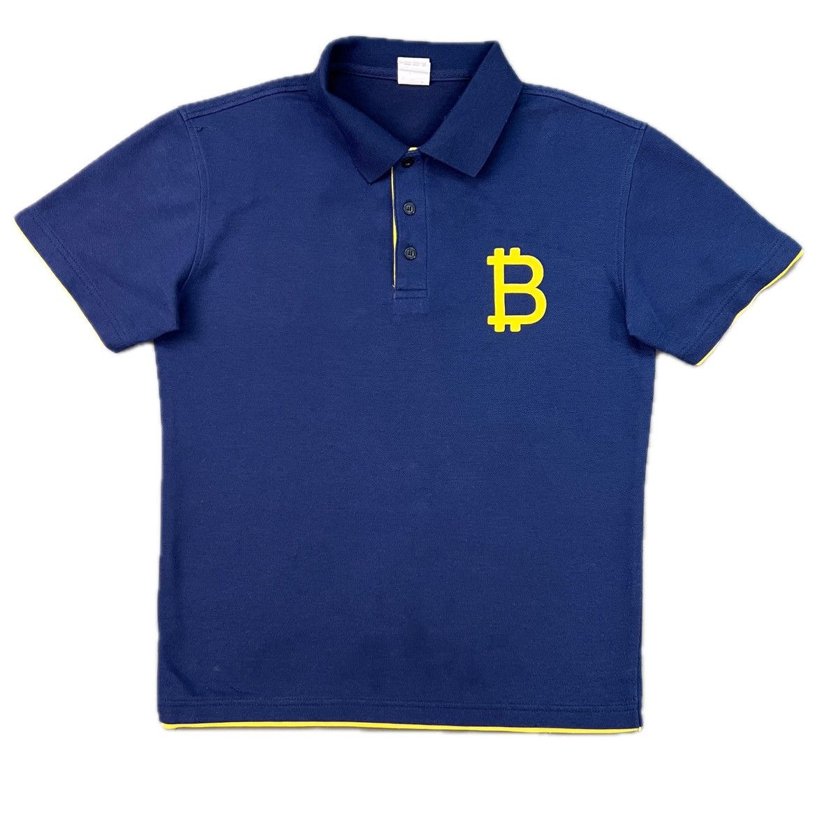 Double Sided BITCOIN Polo Tee Shirt