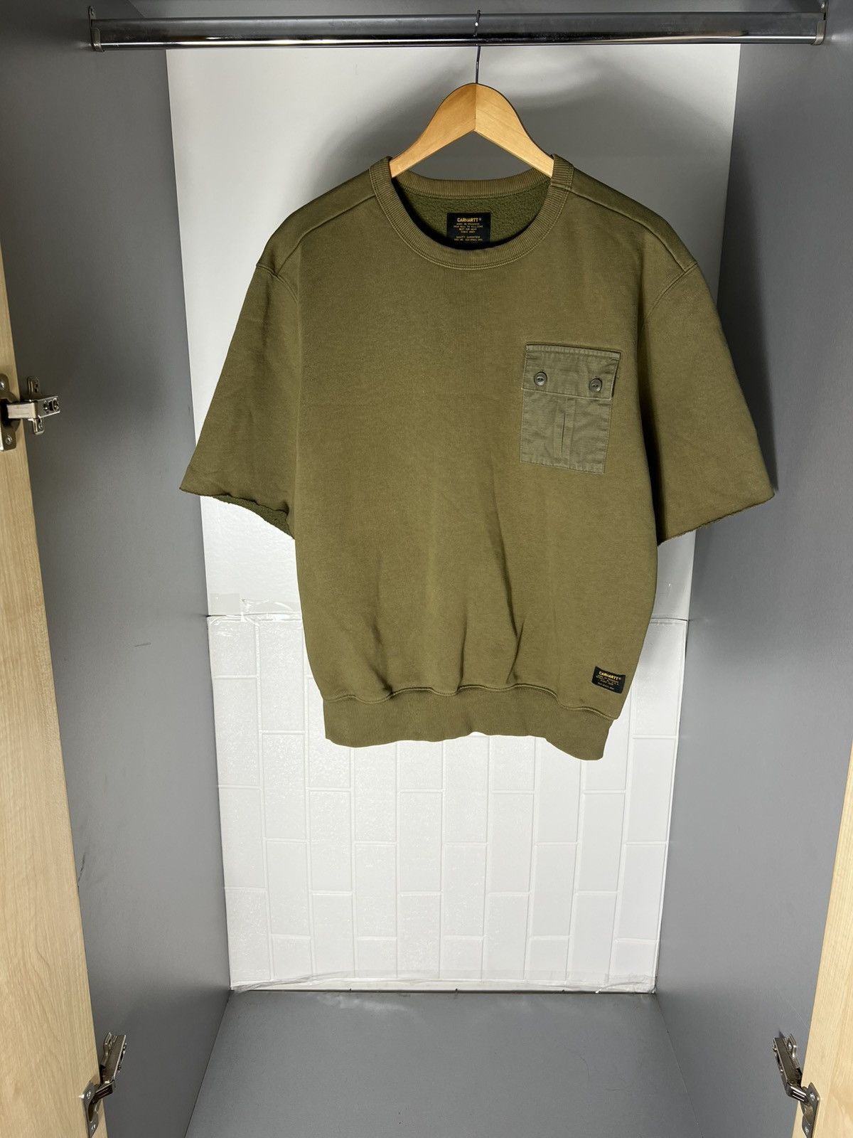 Carhartt Wip VINTAGE CARHARTT WIP MILITARY POCKET SWEAT DESIGNER Y2K 90s Size US M / EU 48-50 / 2 - 6 Thumbnail