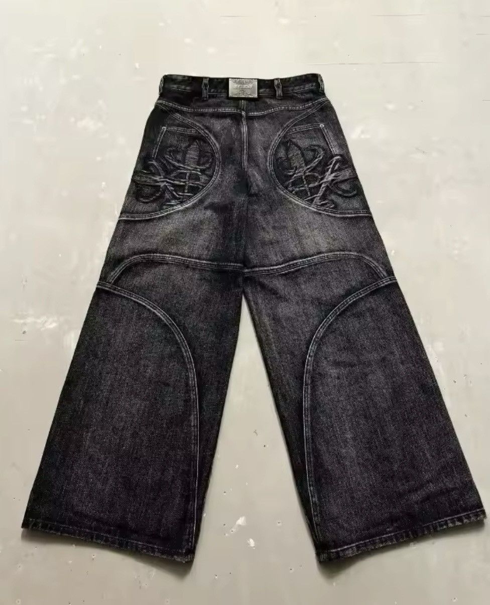 Washed Y2K Style Baggy Denim Jeans