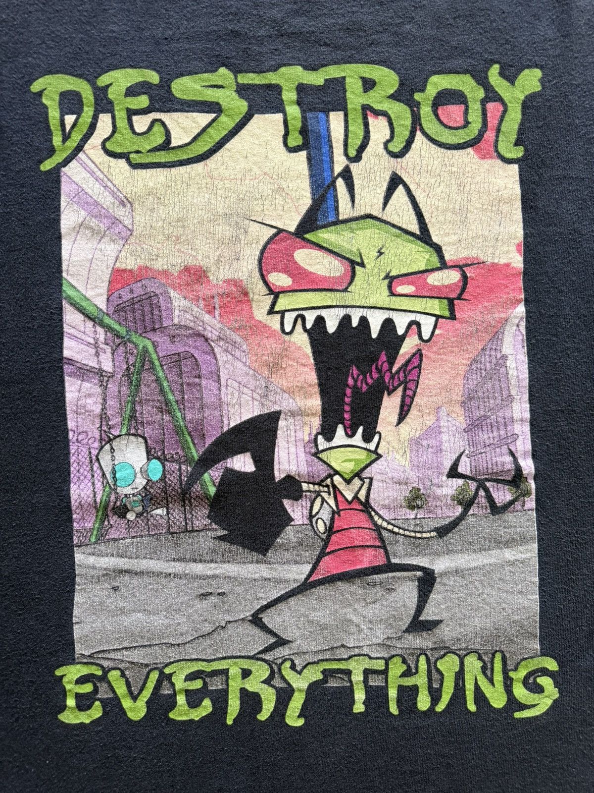 Nickelodeon × Vintage Vintage Niclodeon Zim Destroy Everything Size US XL / EU 56 / 4 - 2 Thumbnail