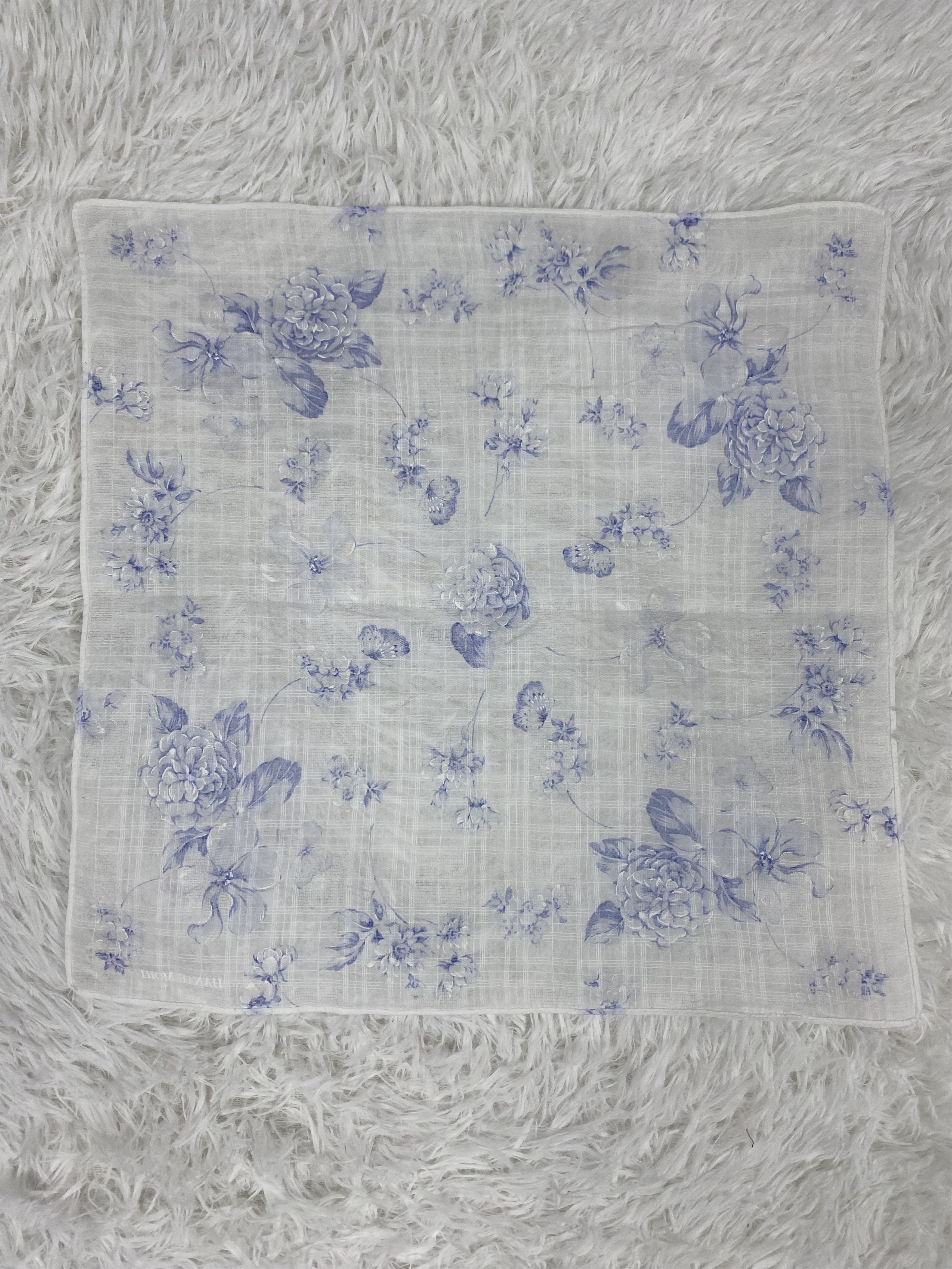 Hanae Mori × Vintage Vintage Hanae Mori Handkerchief Neckerchief PH0239 Size ONE SIZE - 4 Thumbnail