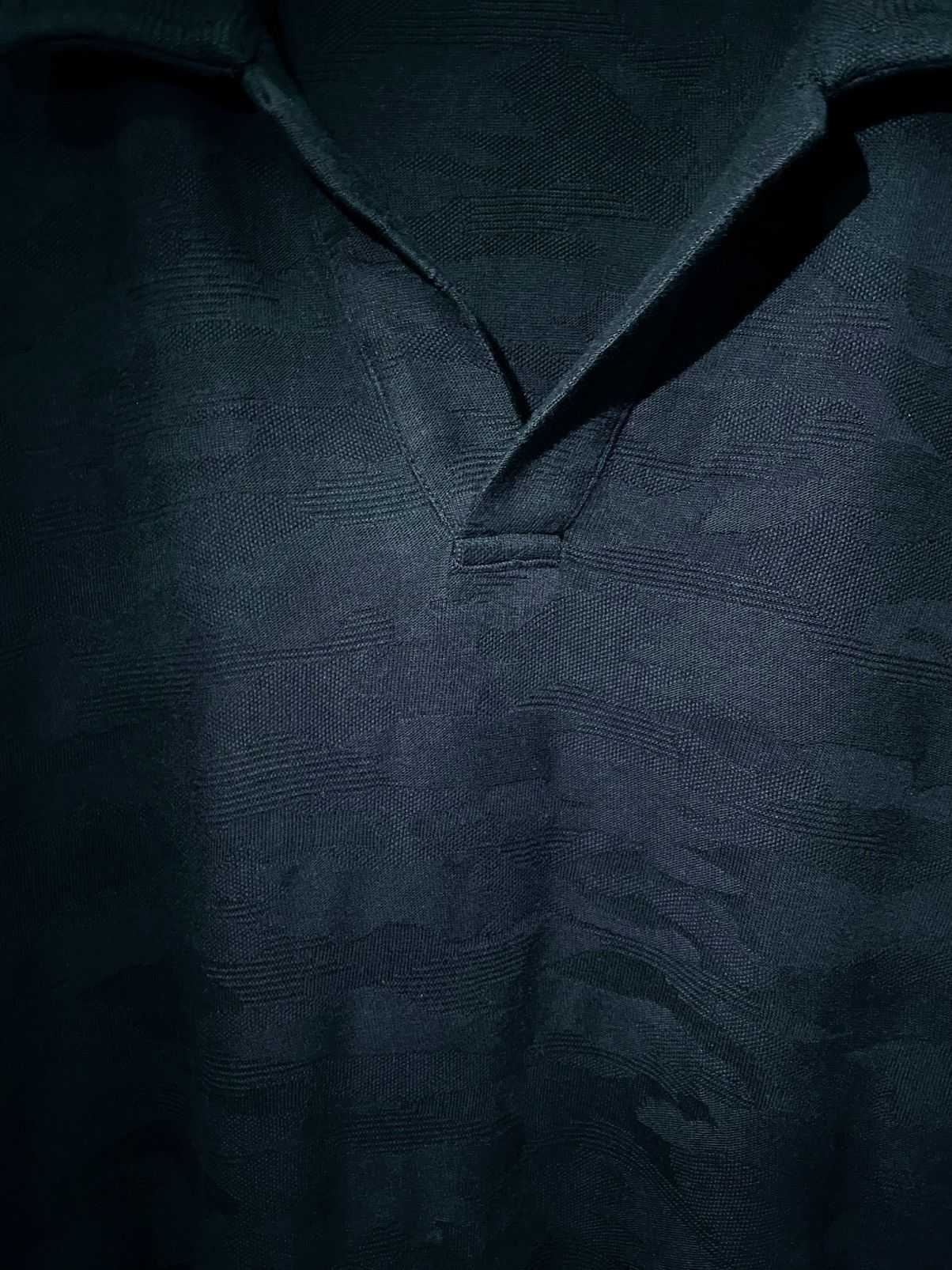 Tete Homme Tete Homme by Issey Miyake Beautifully Textured Polo Shirt Size US L / EU 52-54 / 3 - 7 Thumbnail