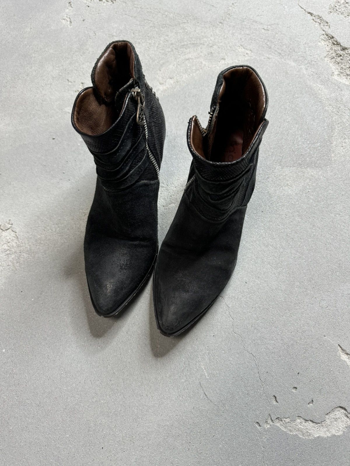 Japanese Brand × Vintage A.S. 98 Boots Shoes Leather Style Rick Owens Size US 6 / IT 36 - 2 Thumbnail