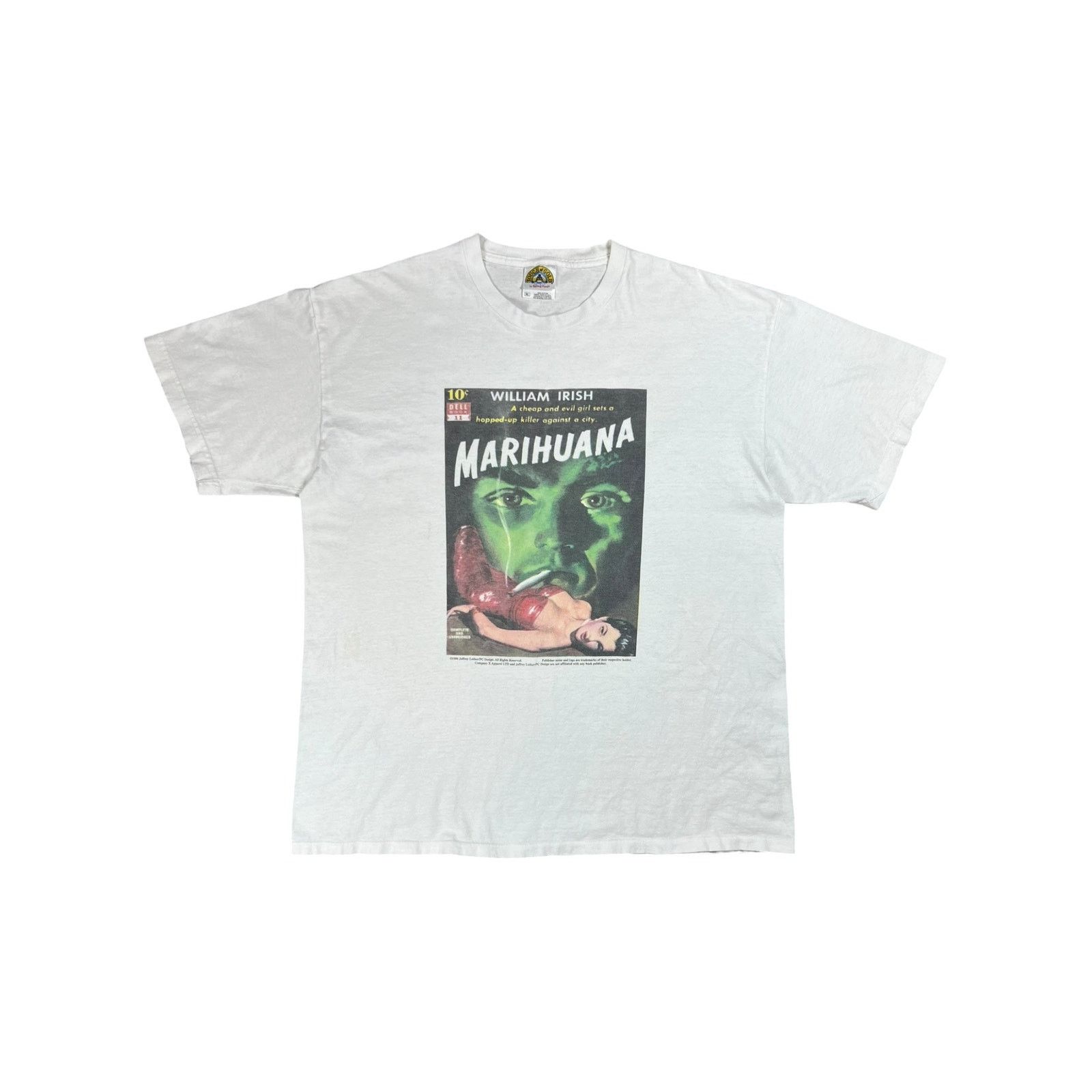 Vintage 1996 Marihuana William Irish Movie poster Reefer Madness tee Size US XL / EU 56 / 4 - 1 Thumbnail