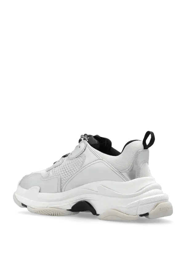 o1w1db11225 Triple S Sneakers in Silver/White