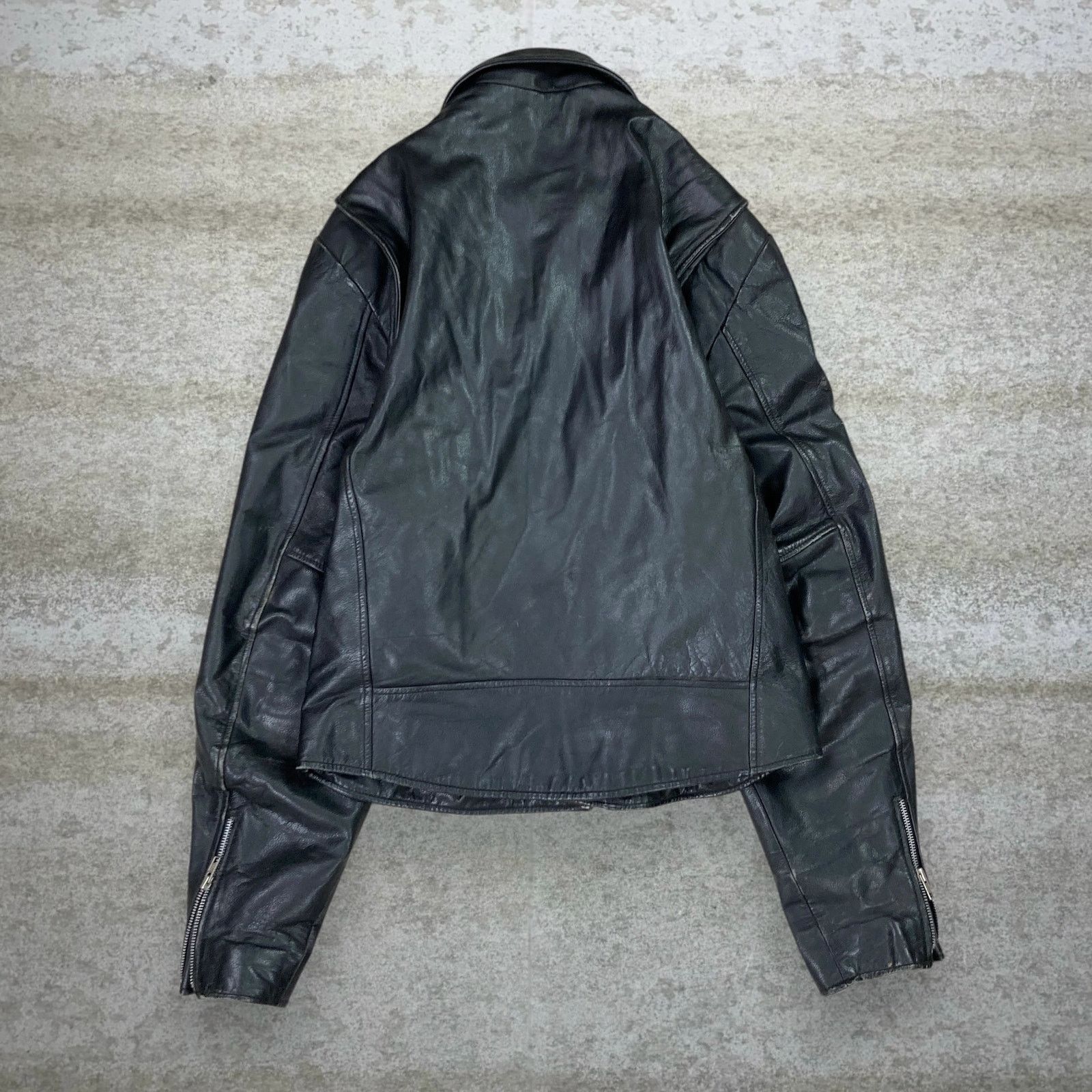 Vintage Vintage 90s Street Legal Genuine Leather Jacket Mens L Black Size US L / EU 52-54 / 3 - 2 Thumbnail